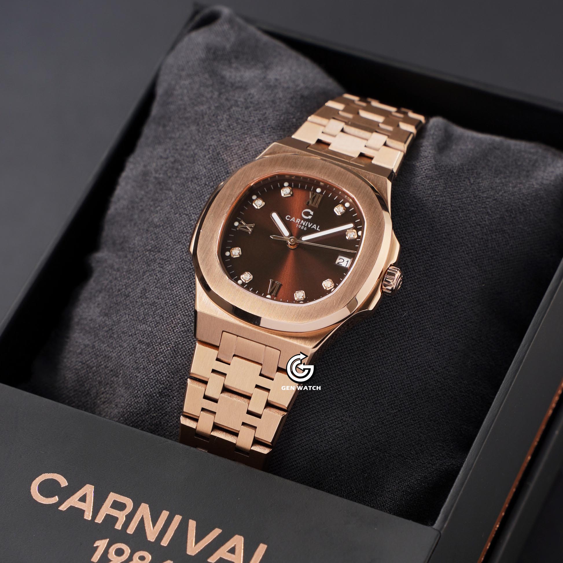 ĐỒNG HỒ NỮ CARNIVAL 8160L VH N QUARTZ 34MM