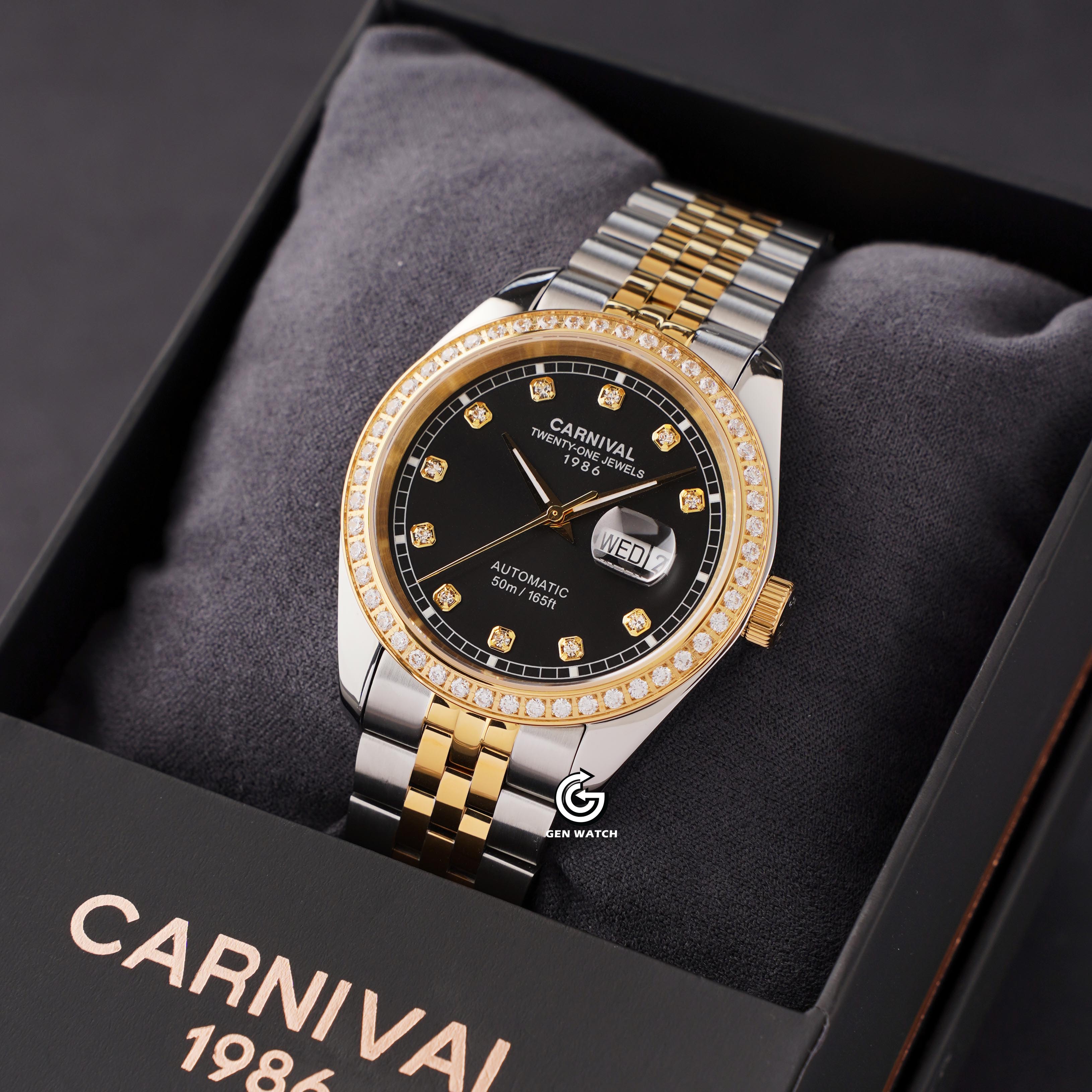 ĐỒNG HỒ NAM CARNIVAL 8131G2 CV D AUTOMATIC 41MM