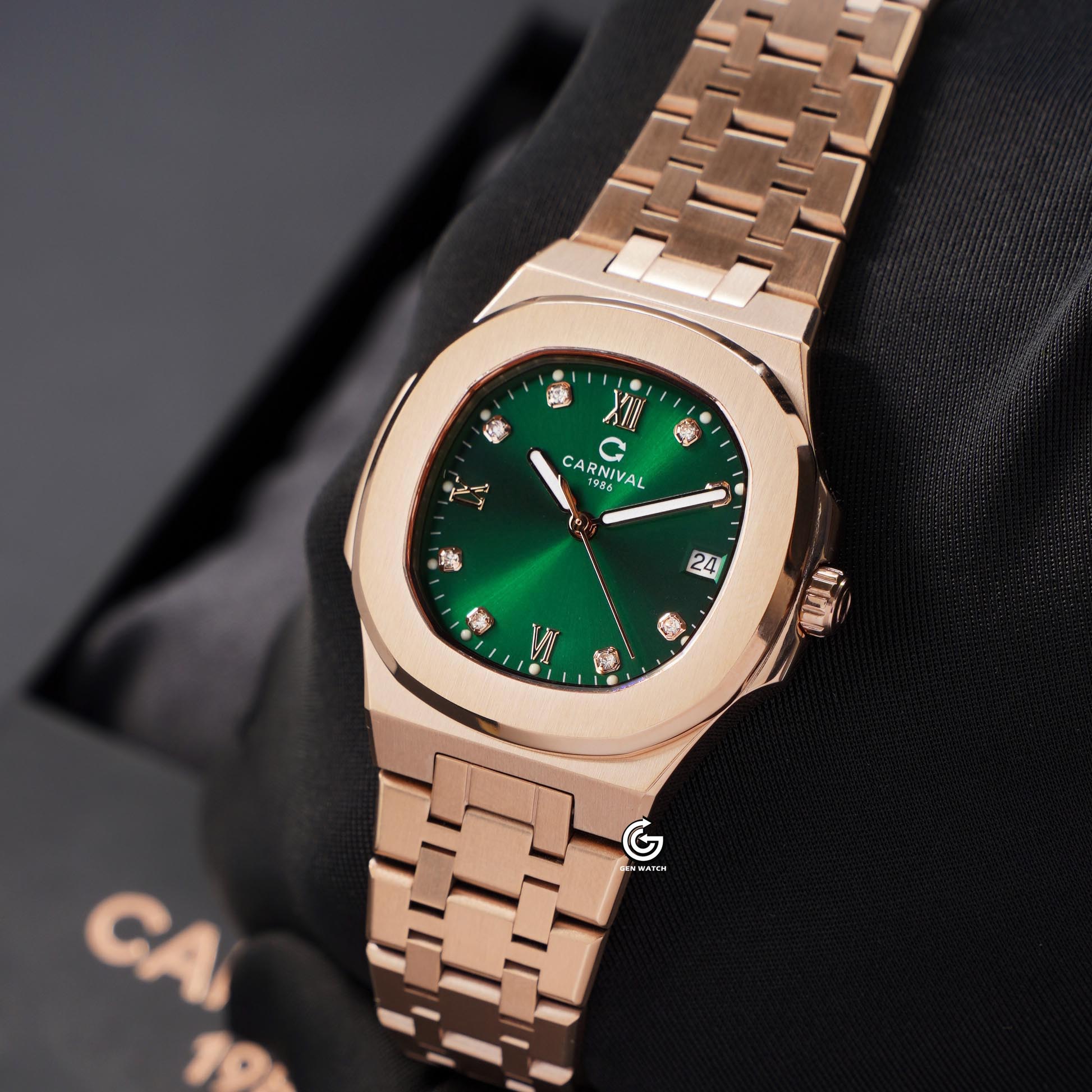 ĐỒNG HỒ NỮ CARNIVAL 8160L VH XL QUARTZ 34MM