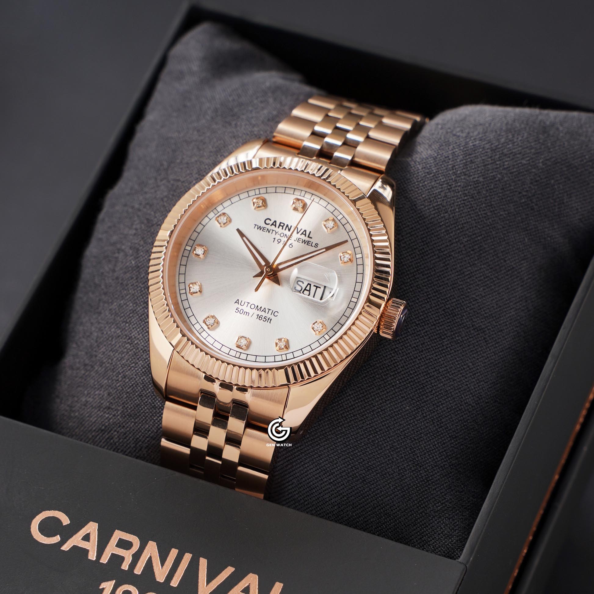 ĐỒNG HỒ NAM CARNIVAL 8131G VH T AUTOMATIC 40MM