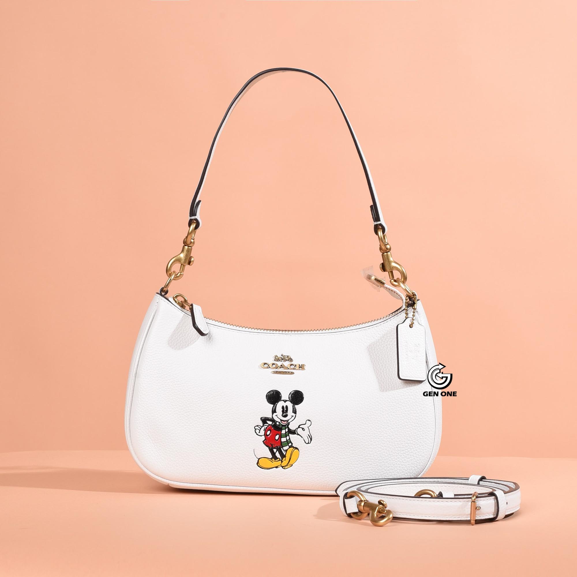 COACH CM859 MICKEY TERI BAG - WHITE