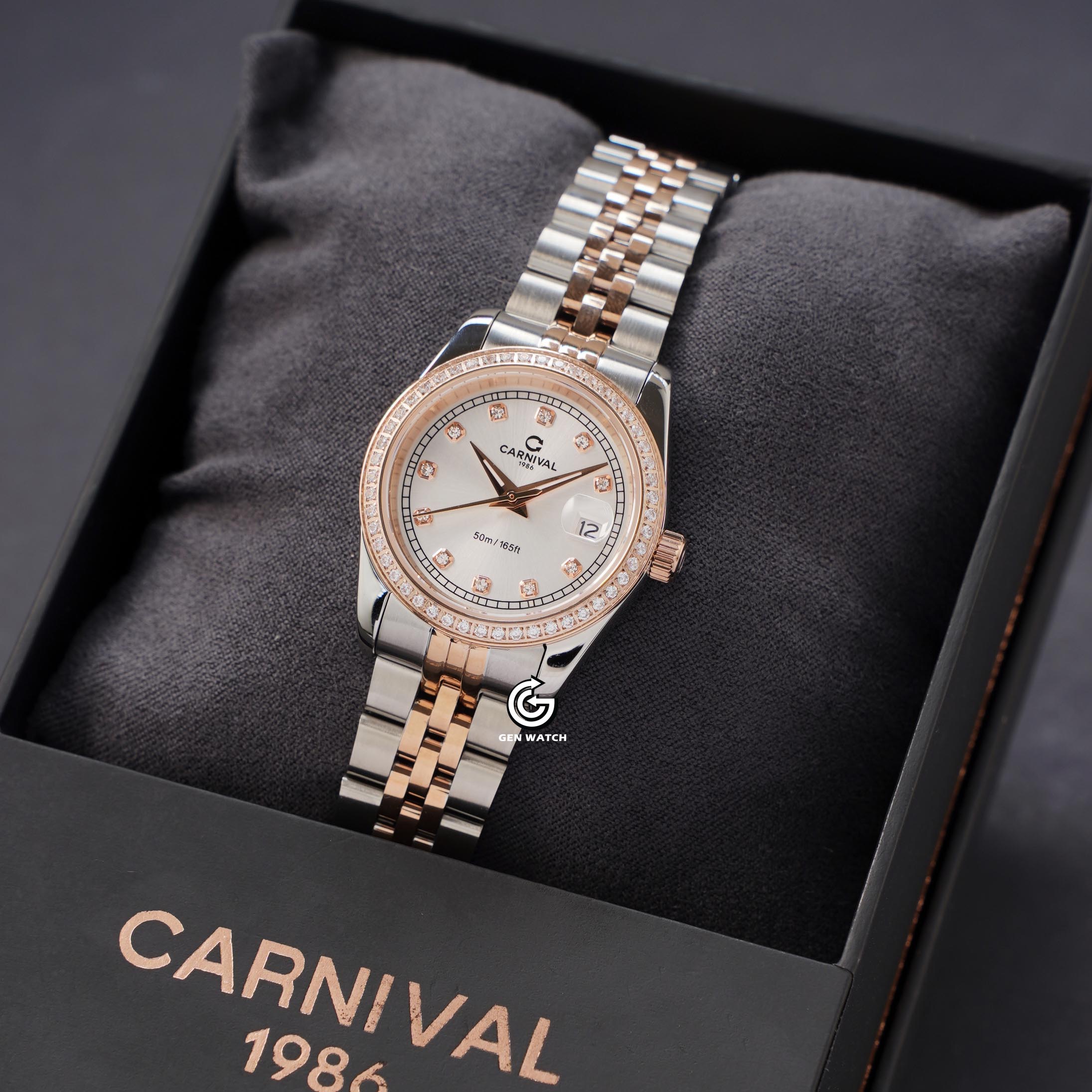 ĐỒNG HỒ NỮ CARNIVAL 8131L2 CH T QUARTZ 30MM