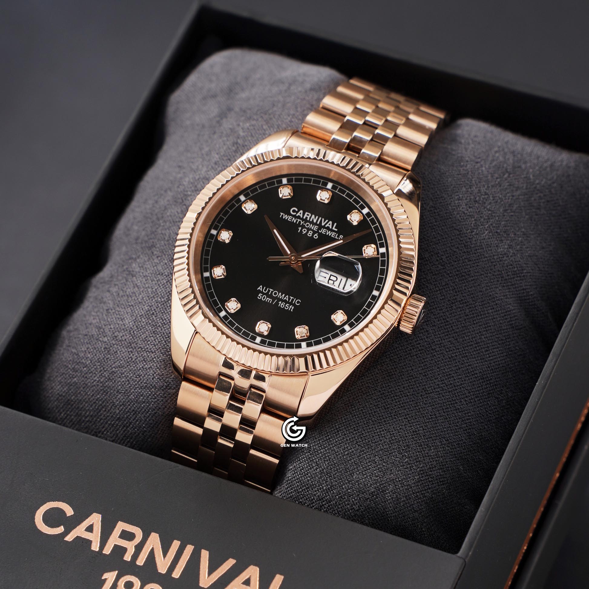 ĐỒNG HỒ NAM CARNIVAL 8131G VH D AUTOMATIC 40MM