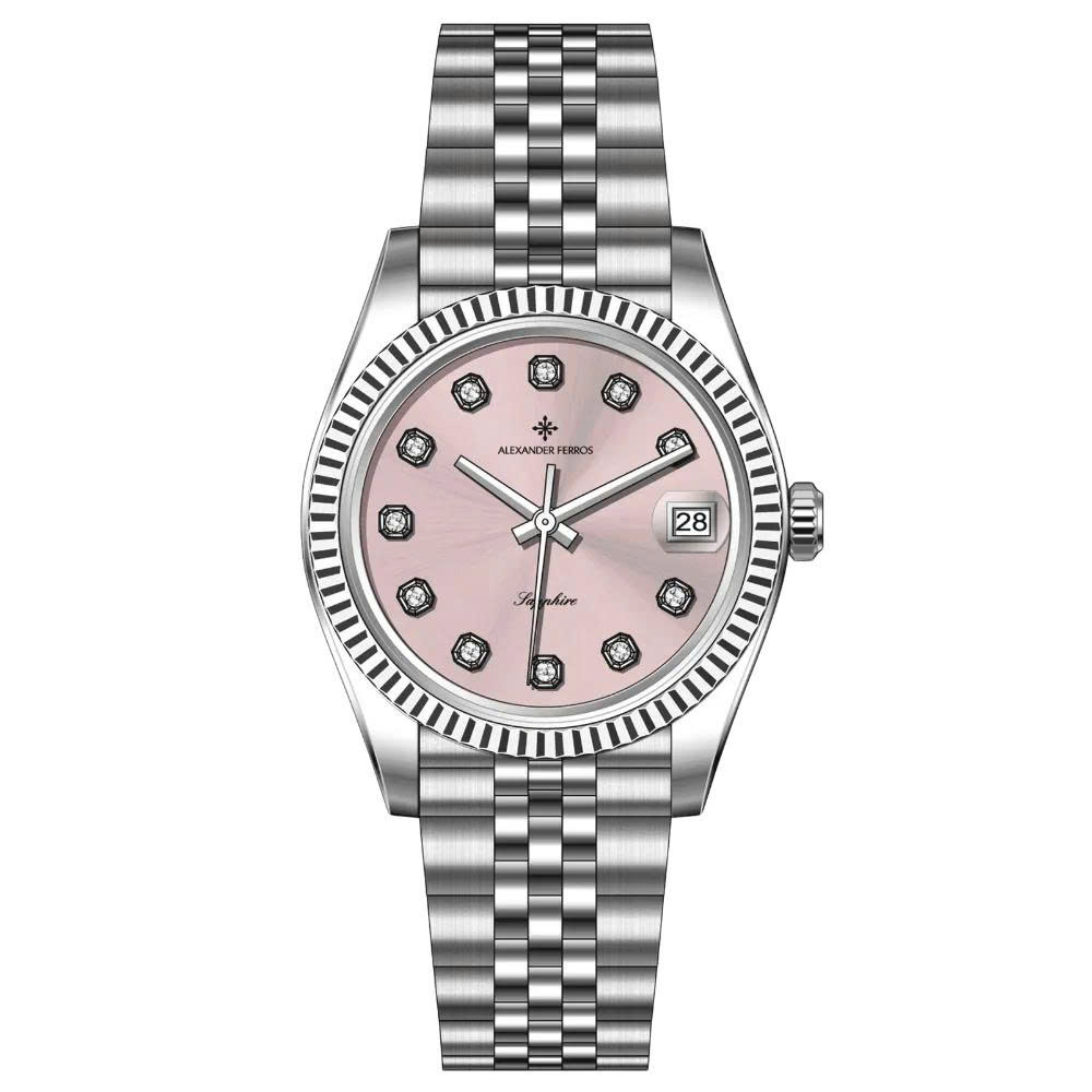 ĐỒNG HỒ NỮ ALEXANDER FERROS 8222S/16 QUARTZ 31MM