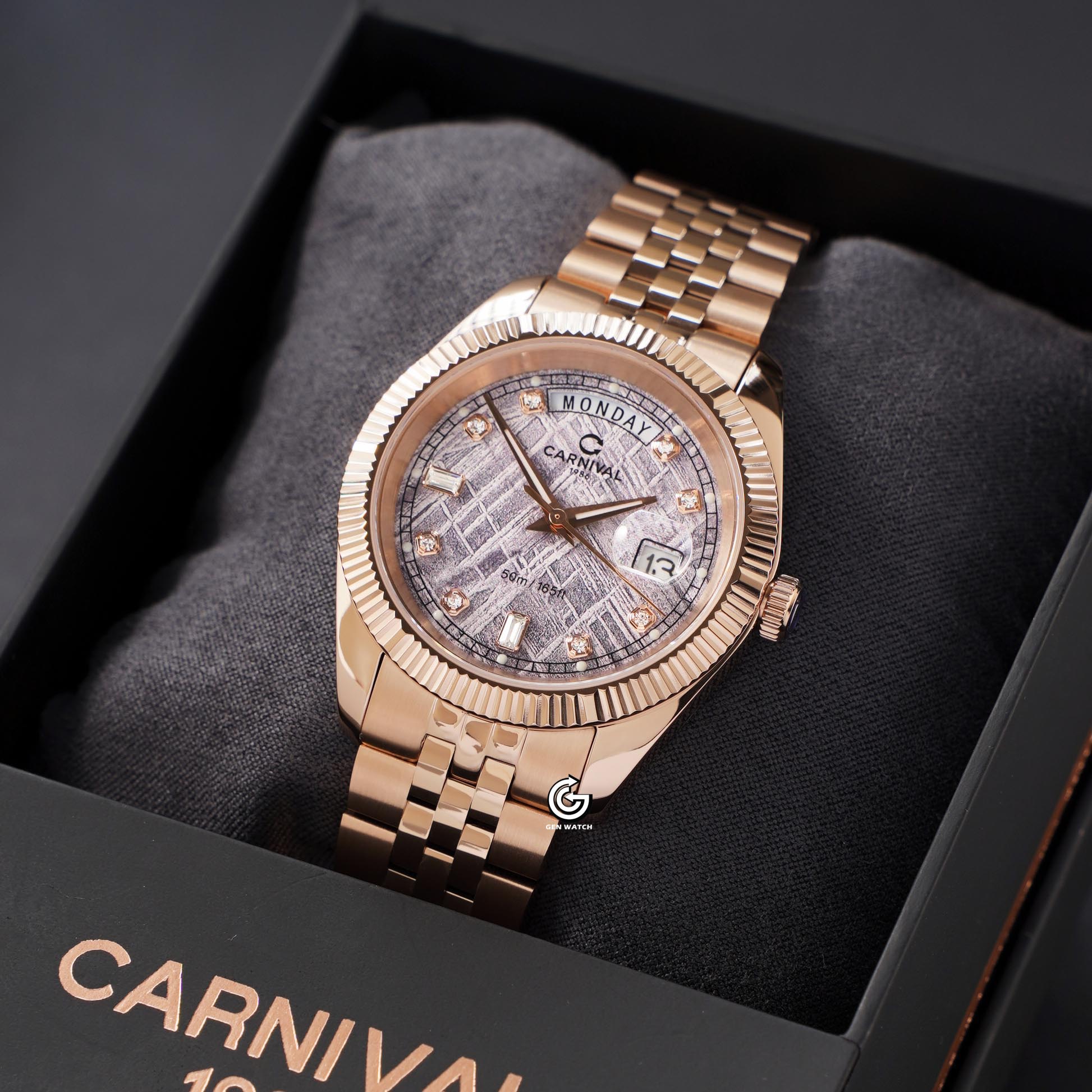 ĐỒNG HỒ NAM CARNIVAL 8190G VH TT QUARTZ 40MM