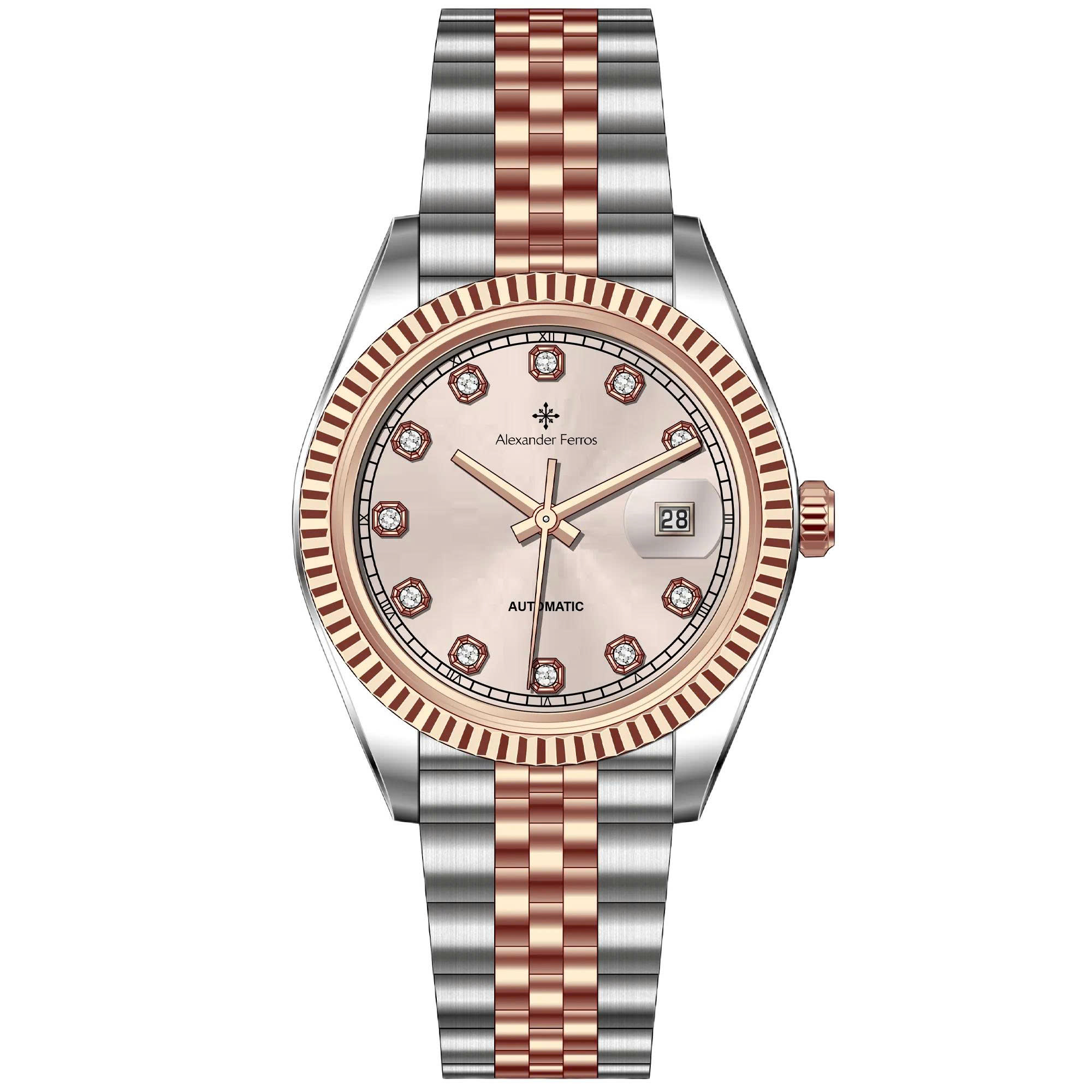 ĐỒNG HỒ NAM ALEXANDER FERROS 8132D/15 AUTOMATIC 40MM