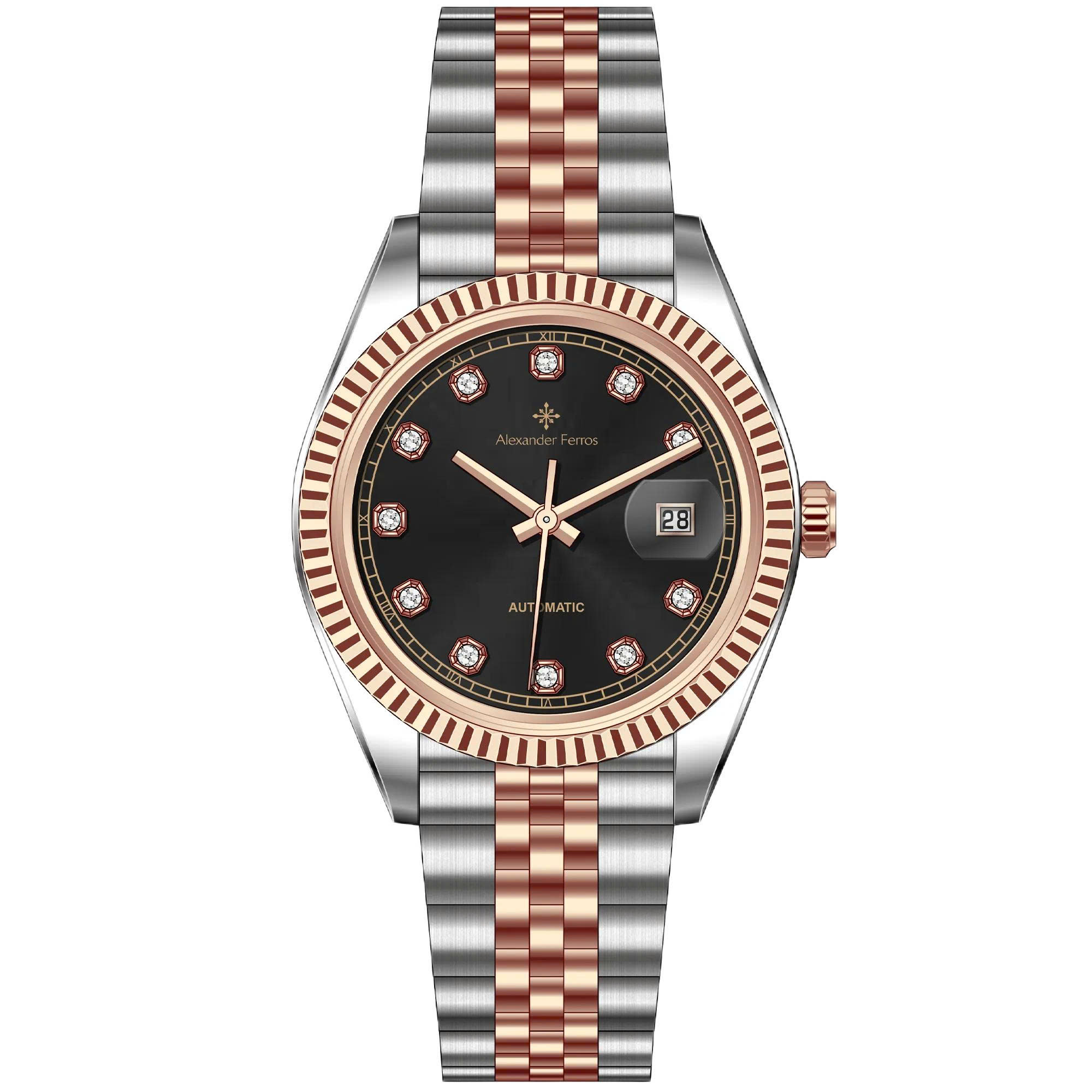 ĐỒNG HỒ NAM ALEXANDER FERROS 8132D/01 AUTOMATIC 40MM