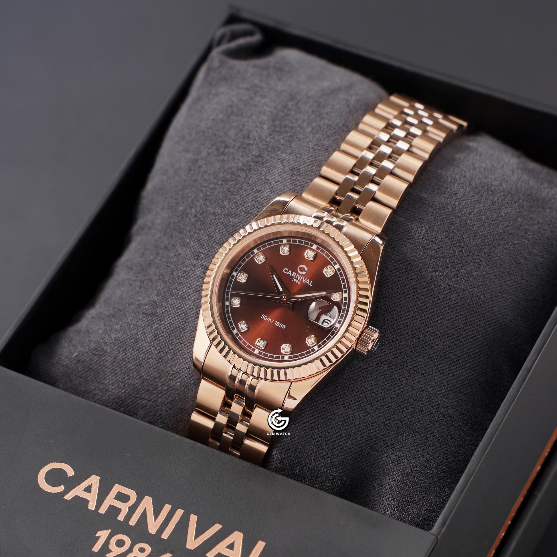 ĐỒNG HỒ NỮ CARNIVAL 8131L VH N QUARTZ 30MM