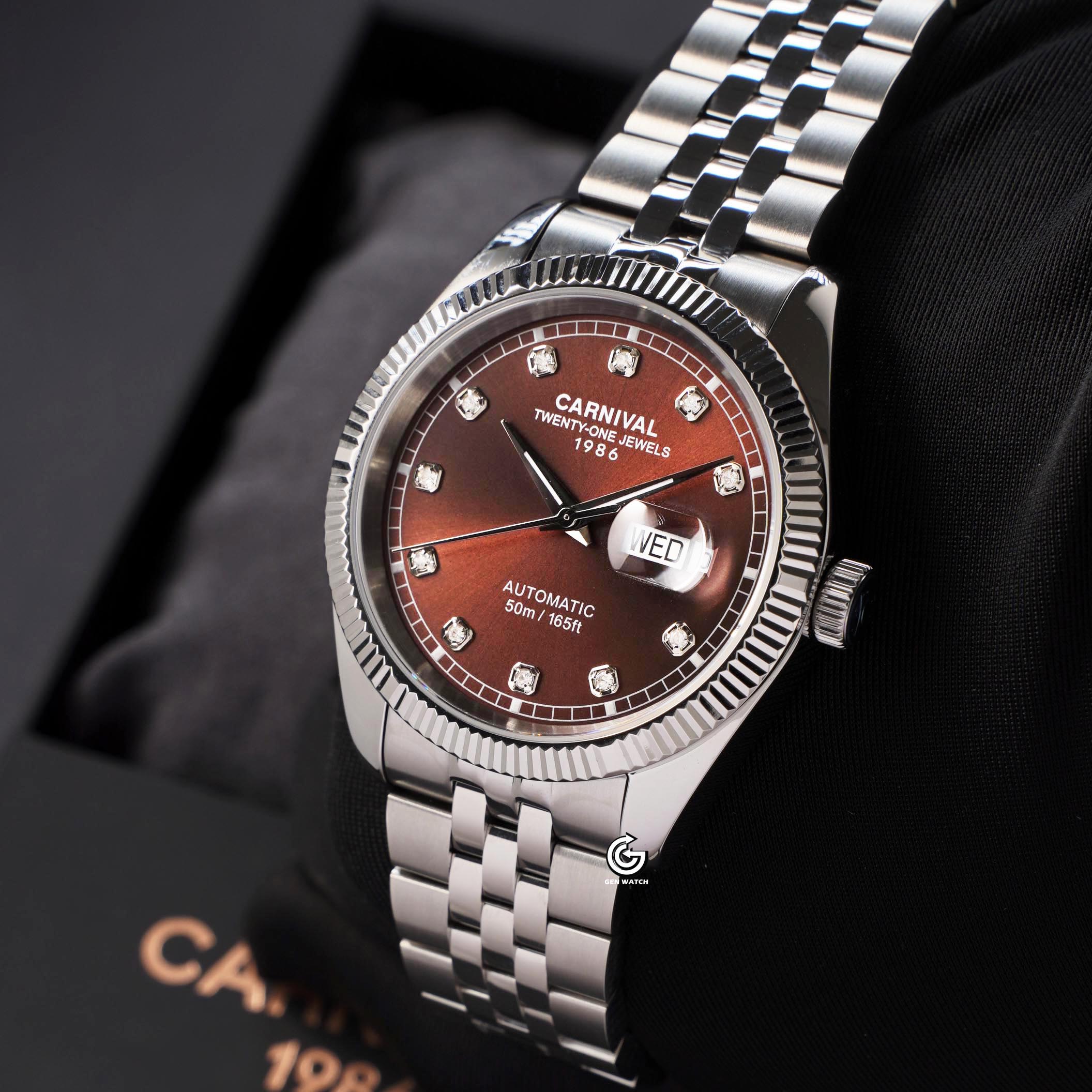 ĐỒNG HỒ NAM CARNIVAL 8131G VT N AUTOMATIC 40MM