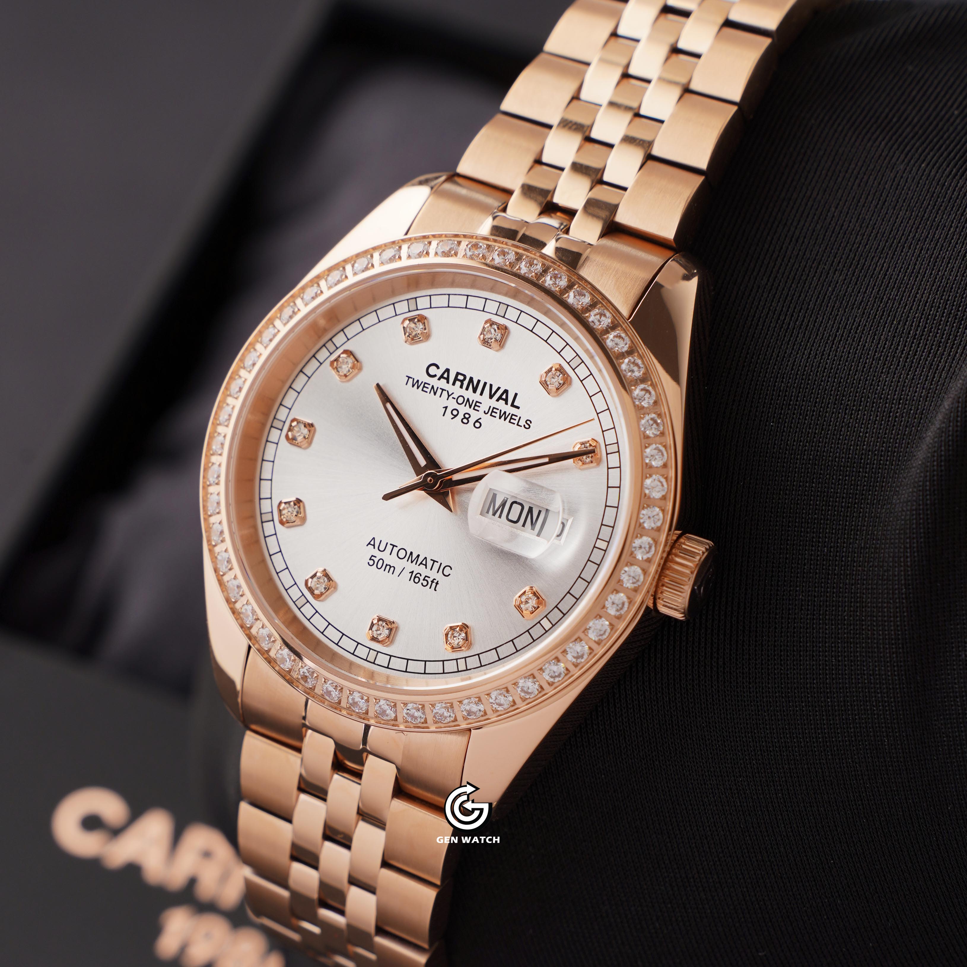 ĐỒNG HỒ NAM CARNIVAL 8131G2 VH T AUTOMATIC 41MM