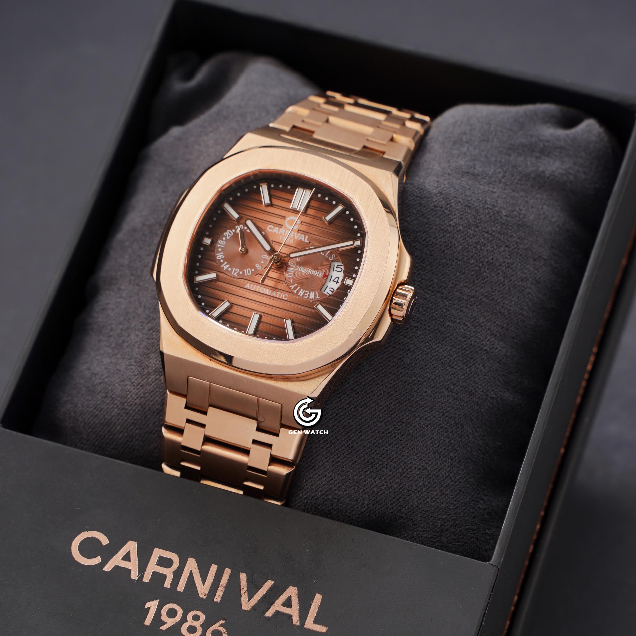 ĐỒNG HỒ NAM CARNIVAL 8158G VH N AUTOMATIC 41MM