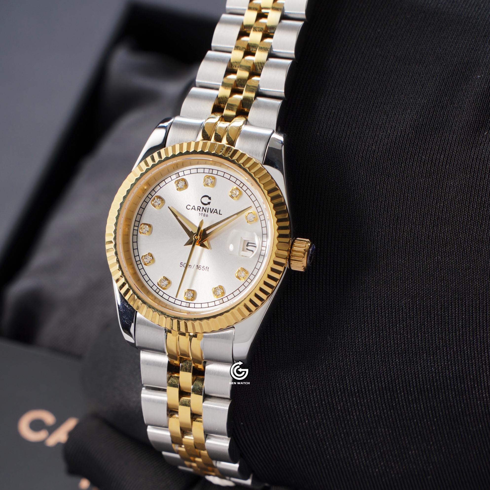 ĐỒNG HỒ NỮ CARNIVAL 8131L CV T QUARTZ 30MM