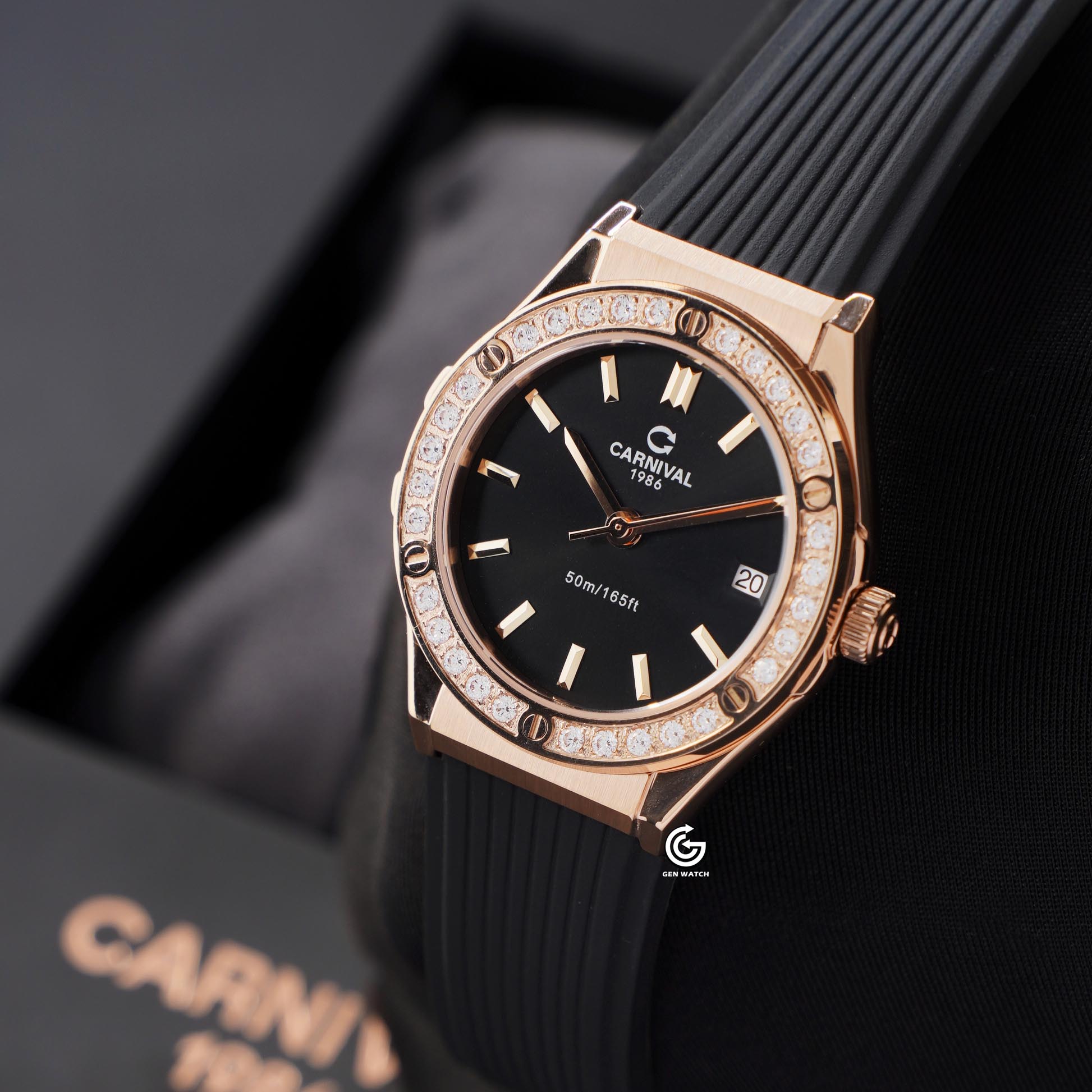 ĐỒNG HỒ NỮ CARNIVAL 8168L2 VH DCS D QUARTZ 32MM