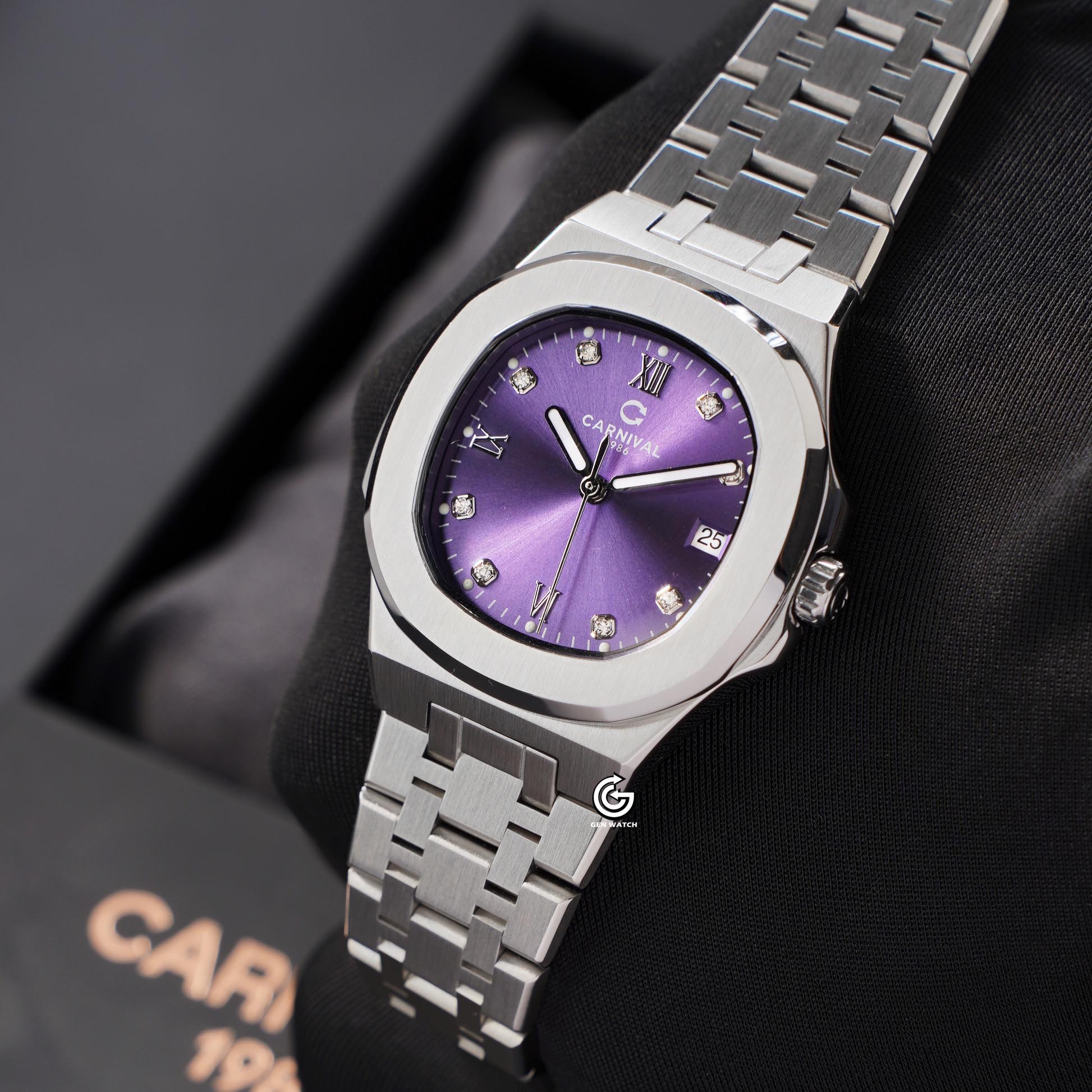 ĐỒNG HỒ NỮ CARNIVAL 8160L VT TIM QUARTZ 34MM