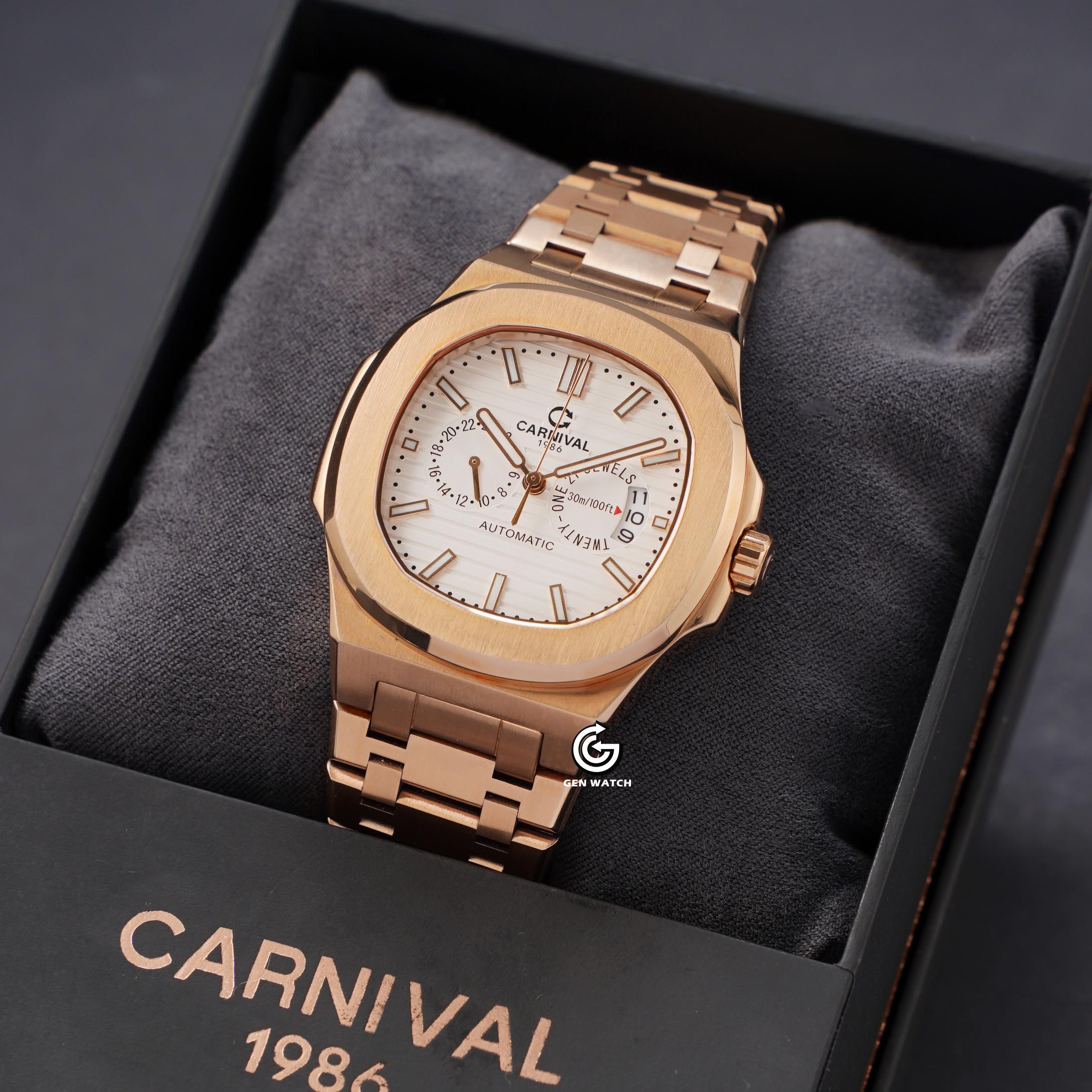 ĐỒNG HỒ NAM CARNIVAL 8158G VT T AUTOMATIC 41MM