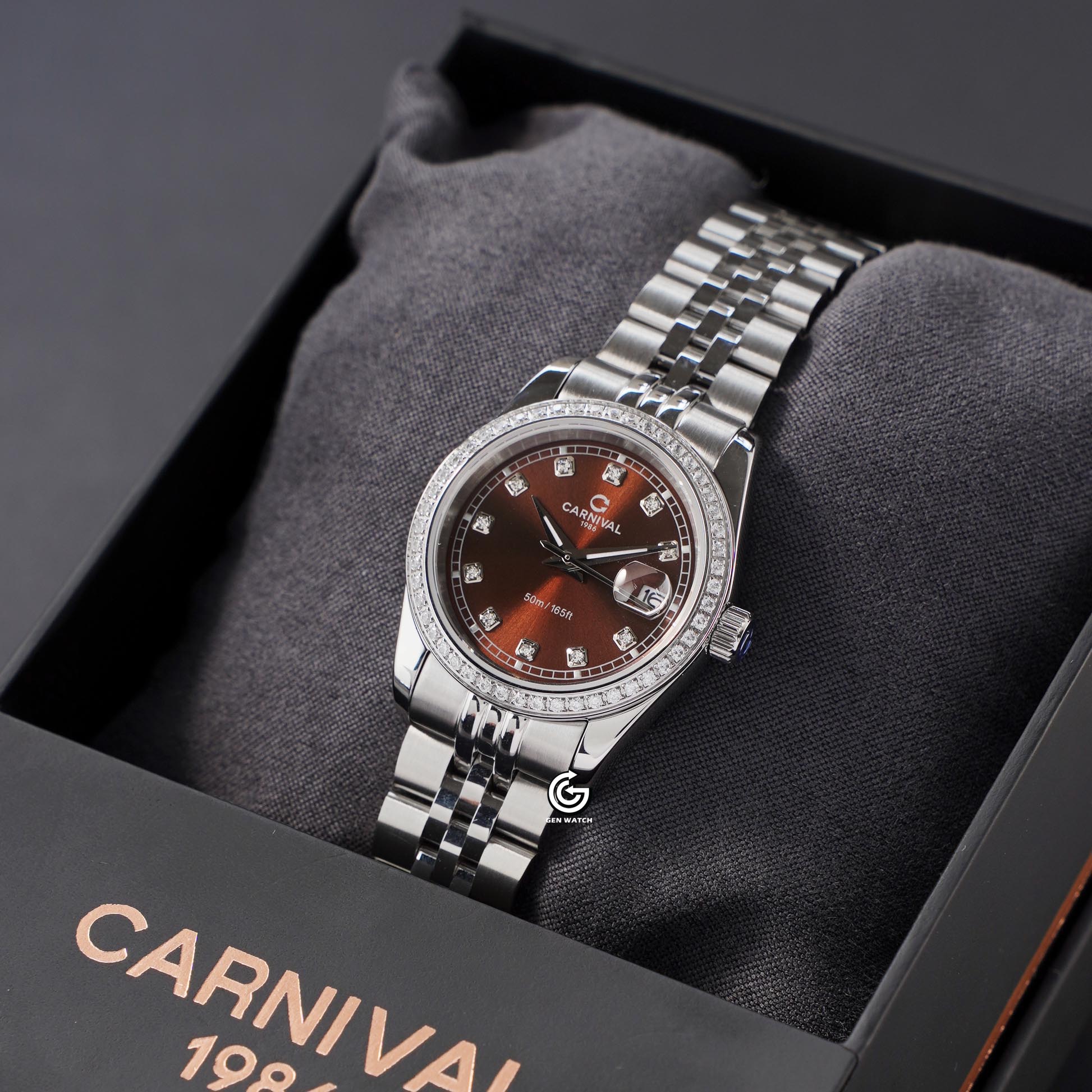 ĐỒNG HỒ NỮ CARNIVAL 8131L2 VT N QUARTZ 30MM