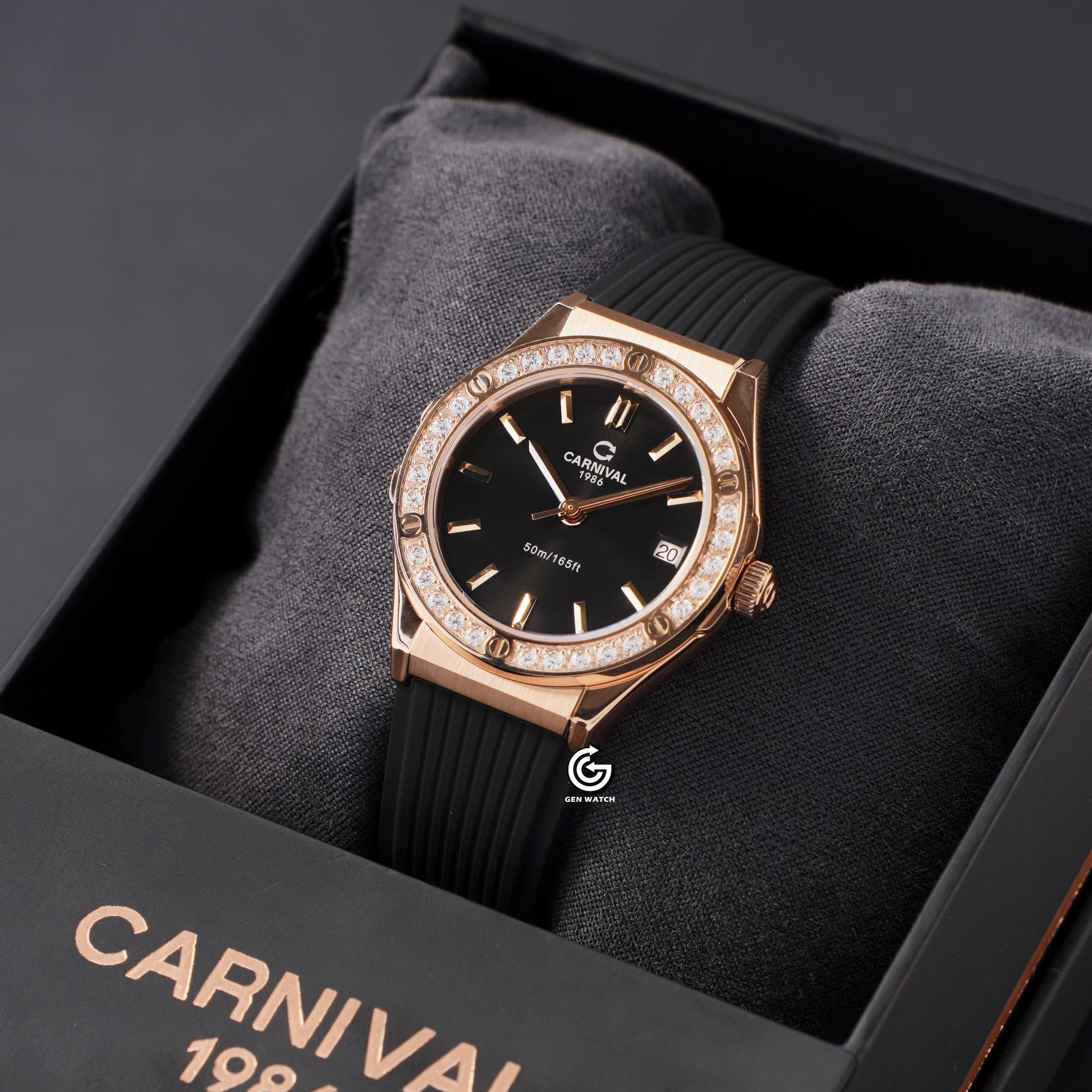 ĐỒNG HỒ NỮ CARNIVAL 8168L2 VH DCS D QUARTZ 32MM