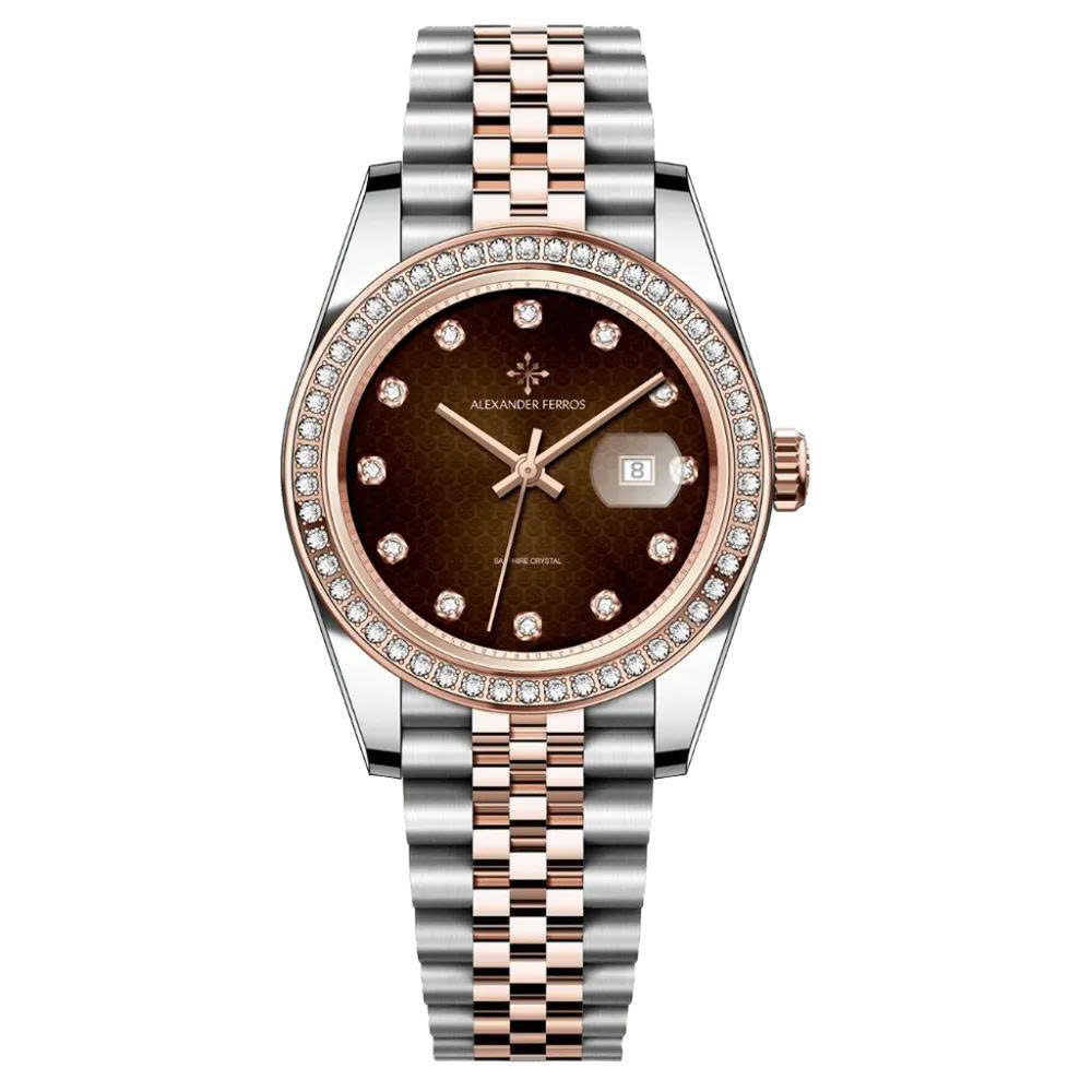 ĐỒNG HỒ NỮ ALEXANDER FERROS 8371D/08 QUARTZ 31MM