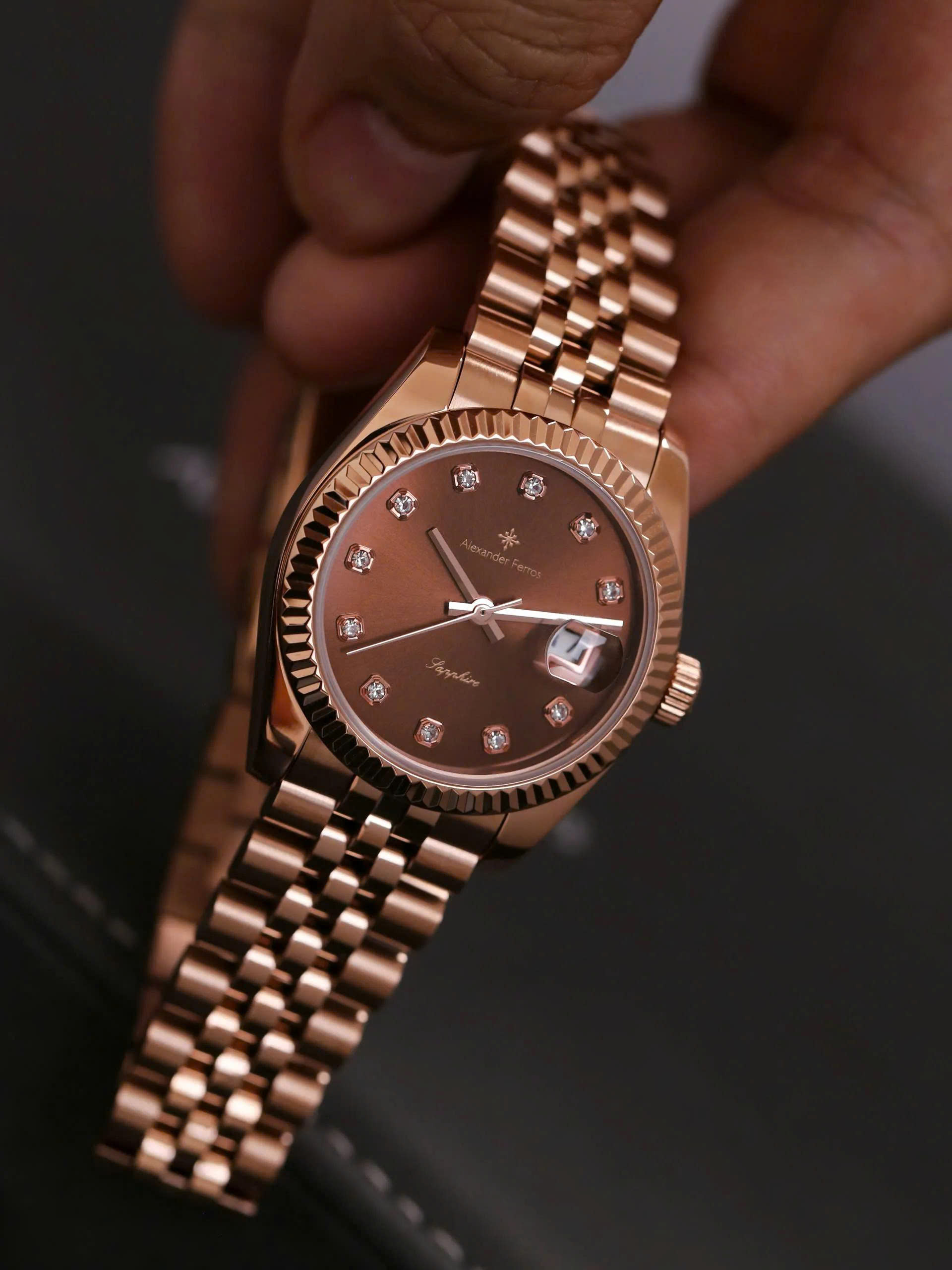 ĐỒNG HỒ NỮ ALEXANDER FERROS 8222R/08 QUAZT 31MM