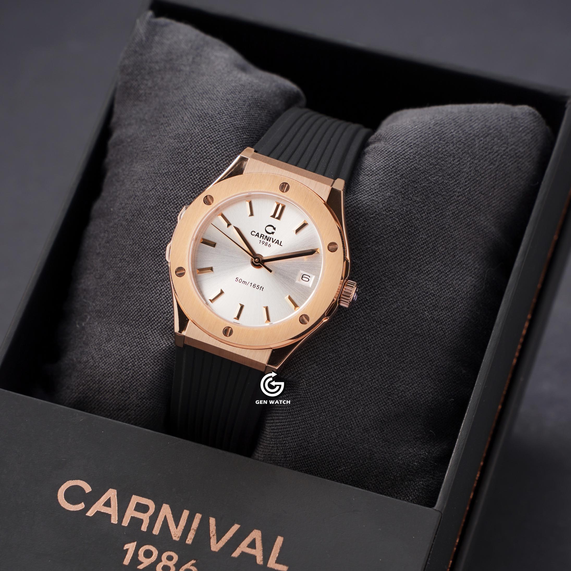 ĐỒNG HỒ NỮ CARNIVAL 8168L VH DCS T QUARTZ 32MM