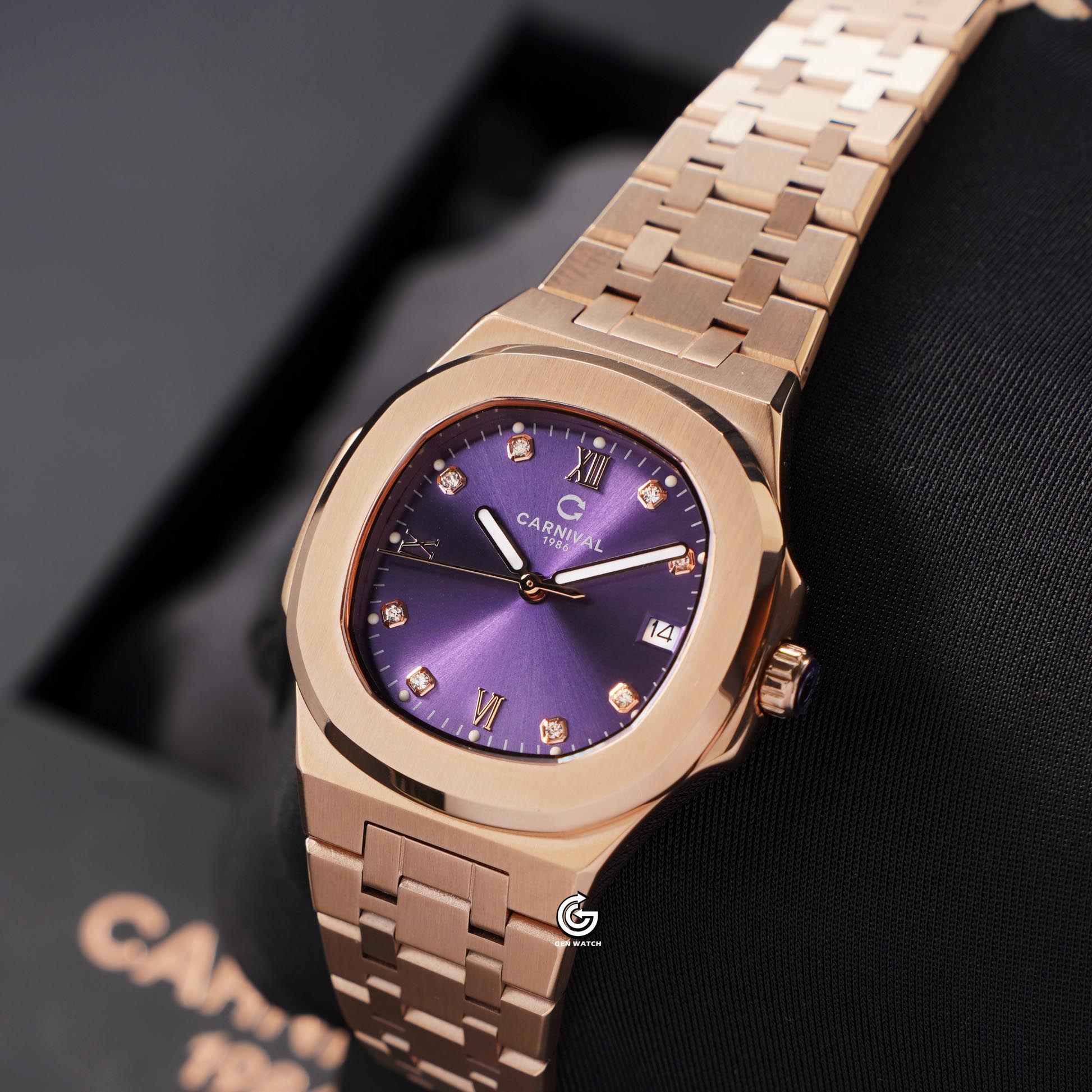 ĐỒNG HỒ NỮ CARNIVAL 8160L VH TIM QUARTZ 34MM