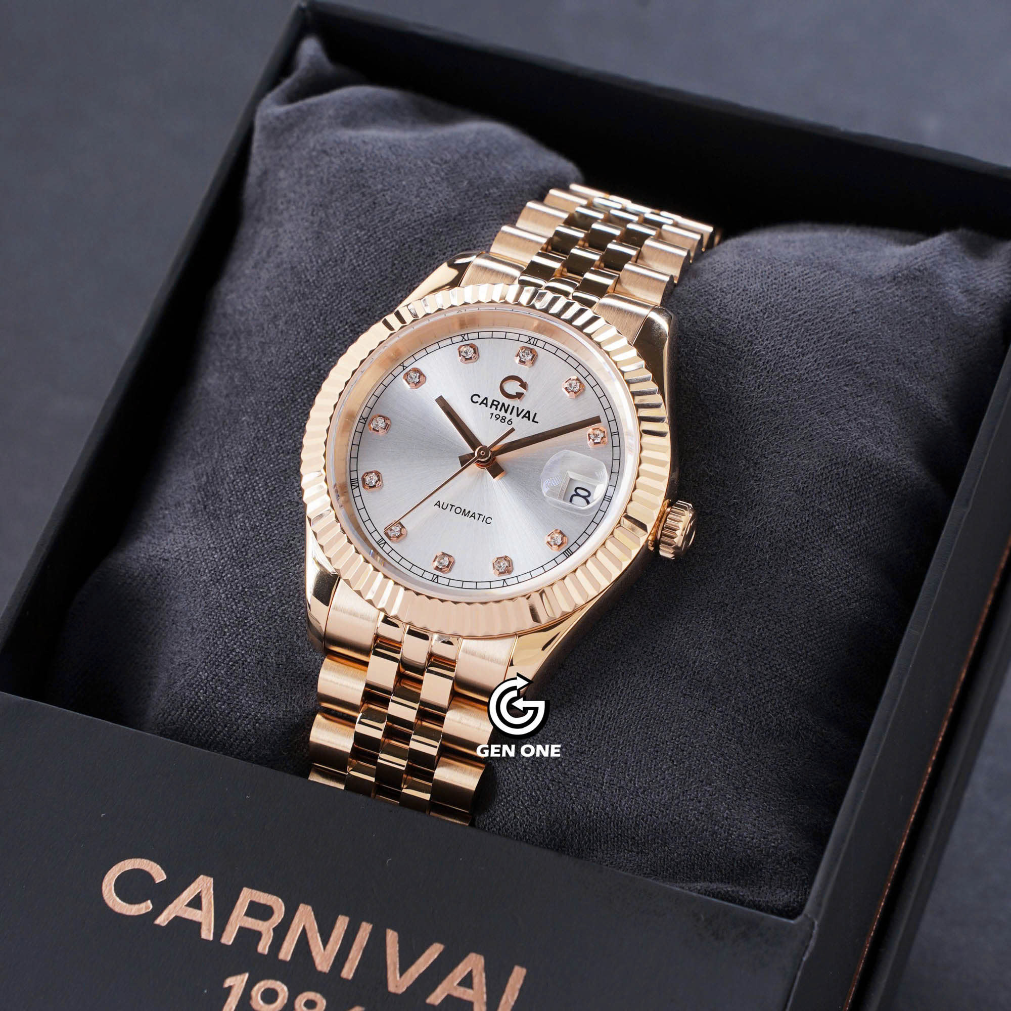 ĐỒNG HỒ NAM CARNIVAL 8250G VH T AUTOMATIC 38MM