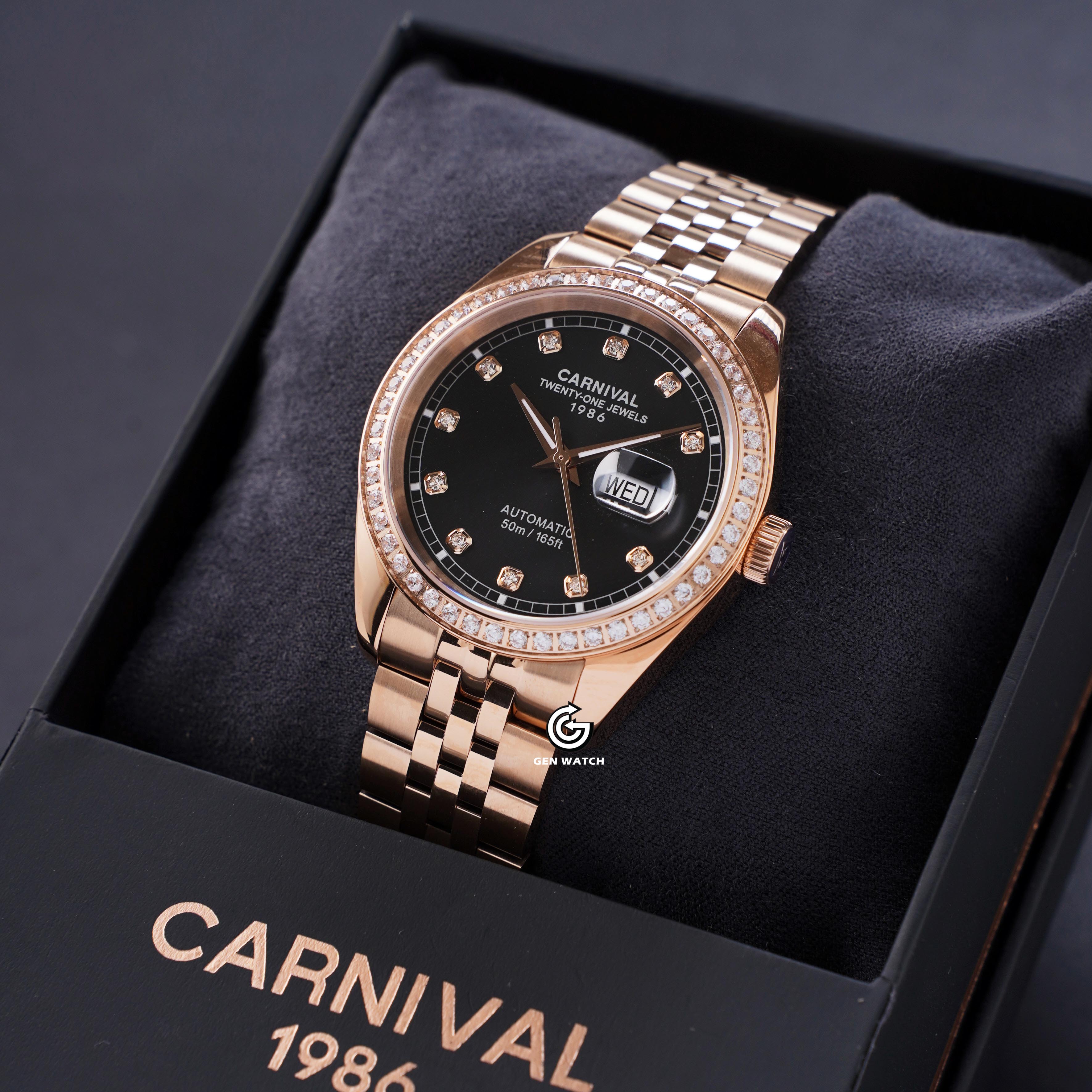 ĐỒNG HỒ NAM CARNIVAL 8131G2 VH D AUTOMATIC 41MM
