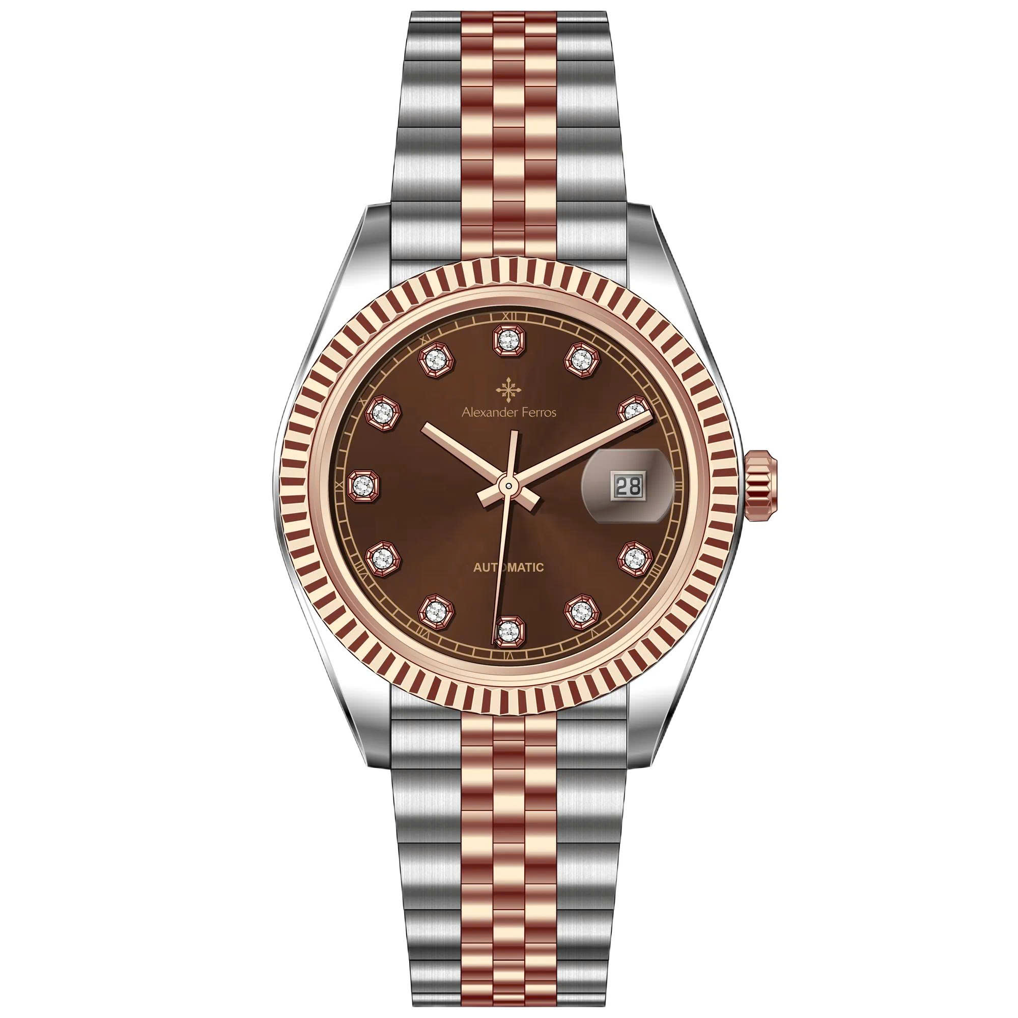 ĐỒNG HỒ NAM ALEXANDER FERROS 8132D/08 AUTOMATIC 40MM