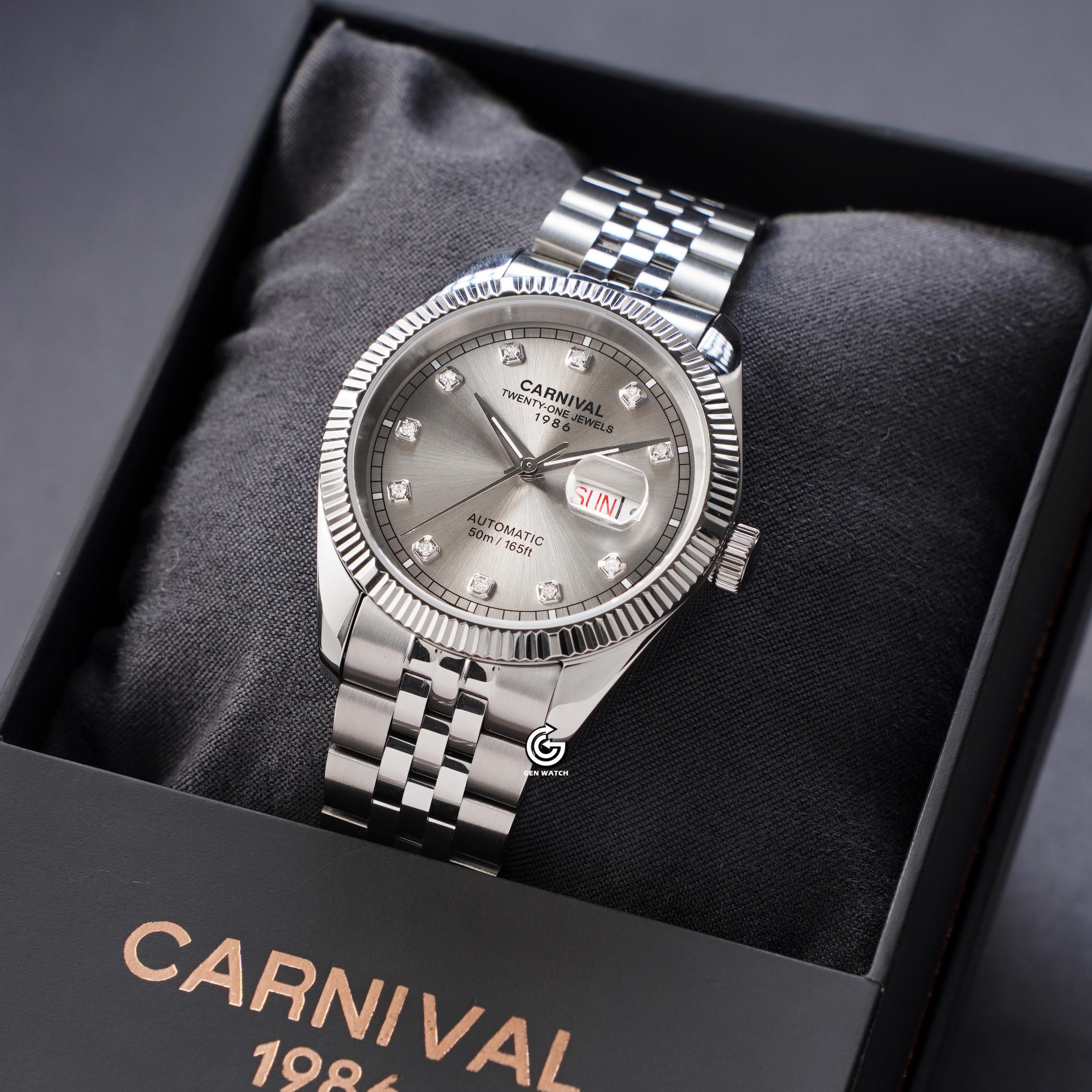 ĐỒNG HỒ NAM CARNIVAL 8131G VT TX AUTOMATIC 40MM