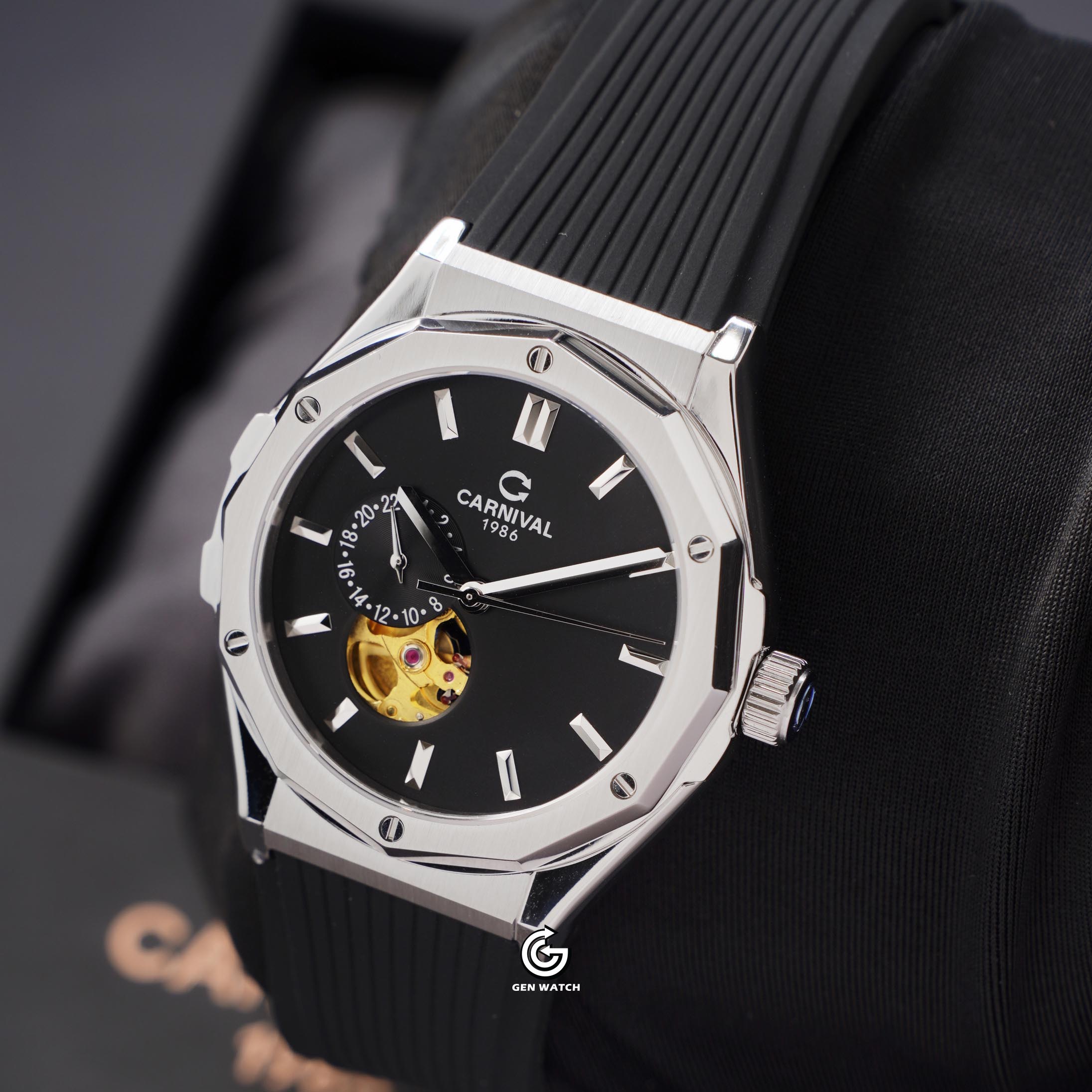 ĐỒNG HỒ NAM CARNIVAL 8189G VT DCS D AUTOMATIC 42MM