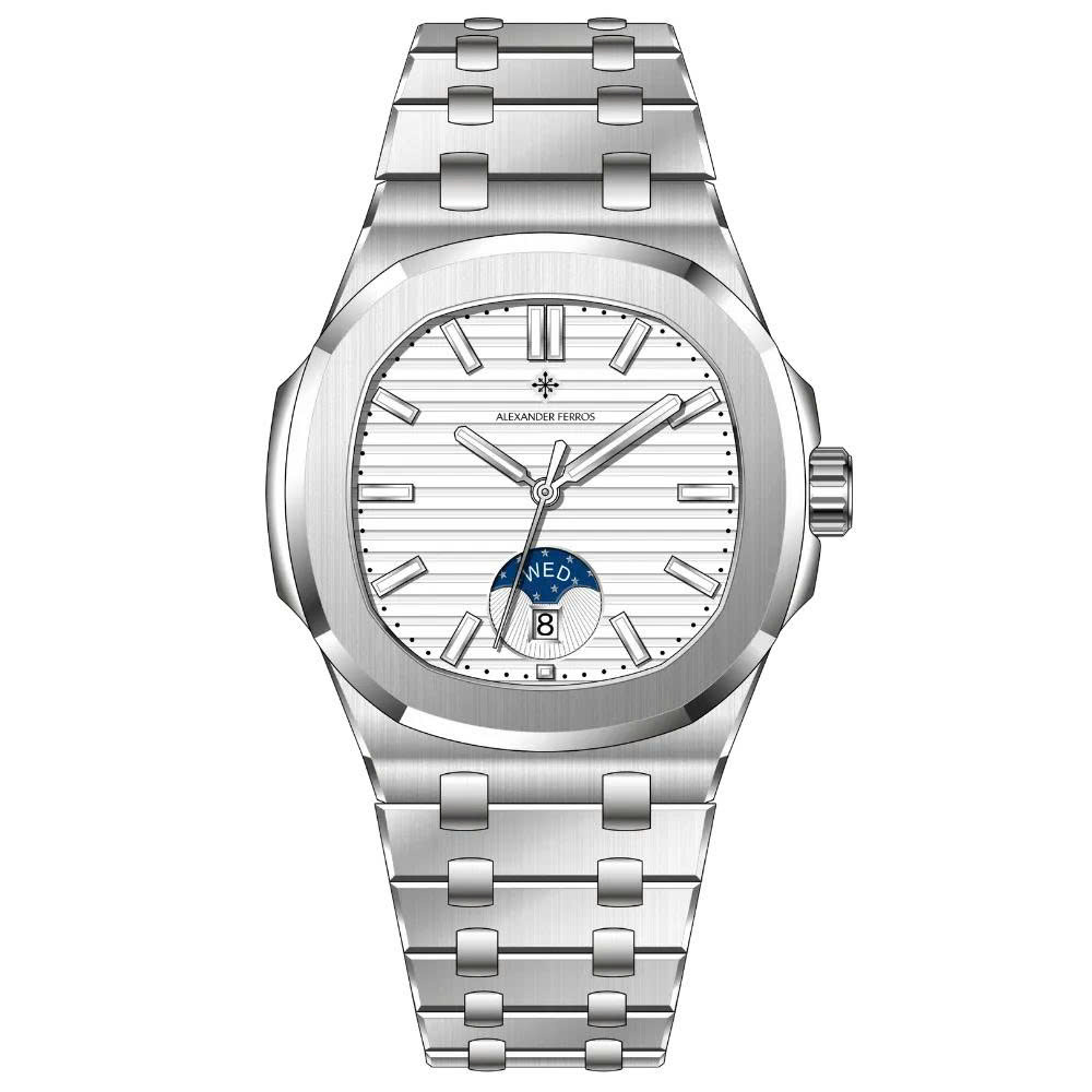 ĐỒNG HỒ NAM ALEXANDER FERROS 6122S/02 AUTOMATIC 42MM