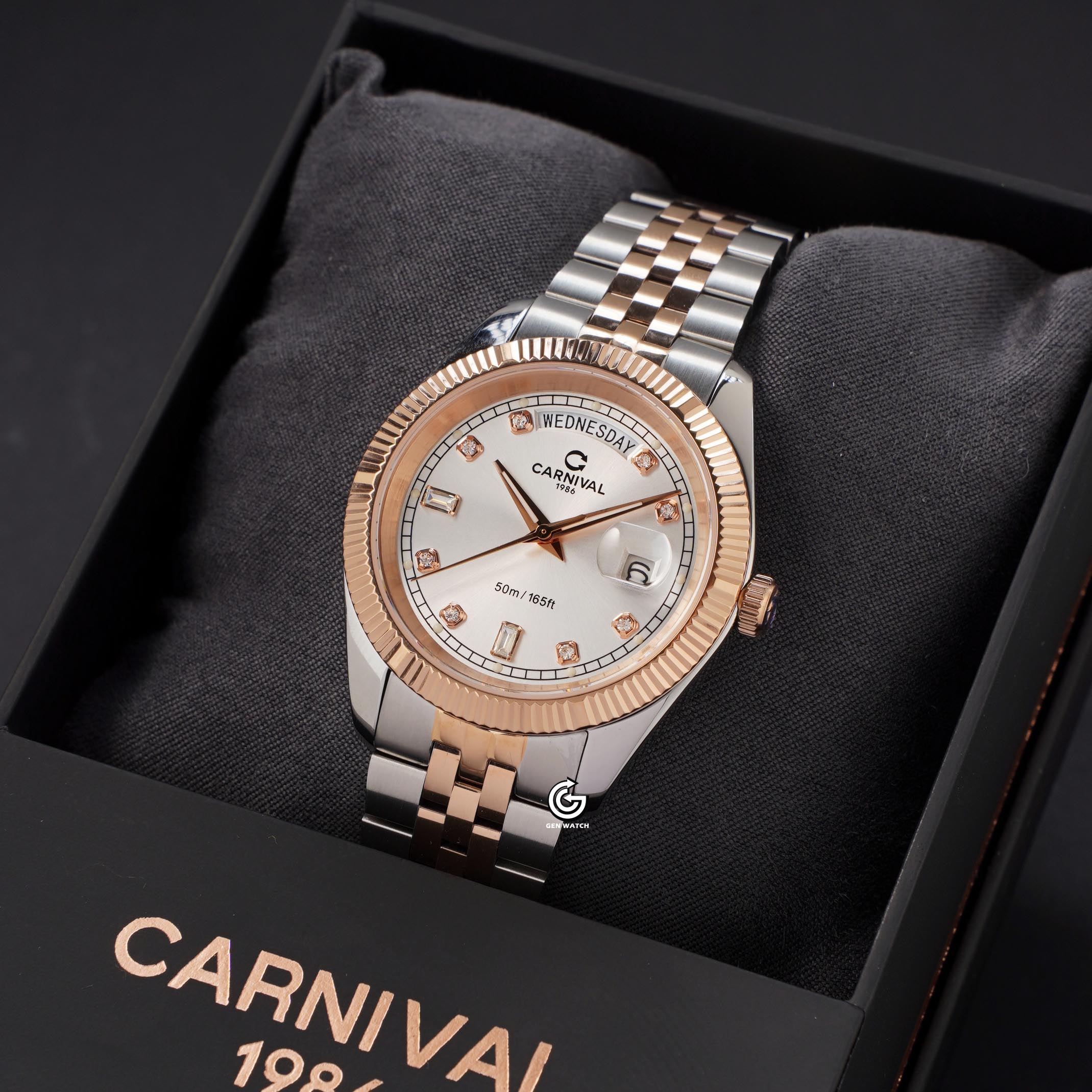 ĐỒNG HỒ NAM CARNIVAL 8190G CH T QUARTZ 40MM