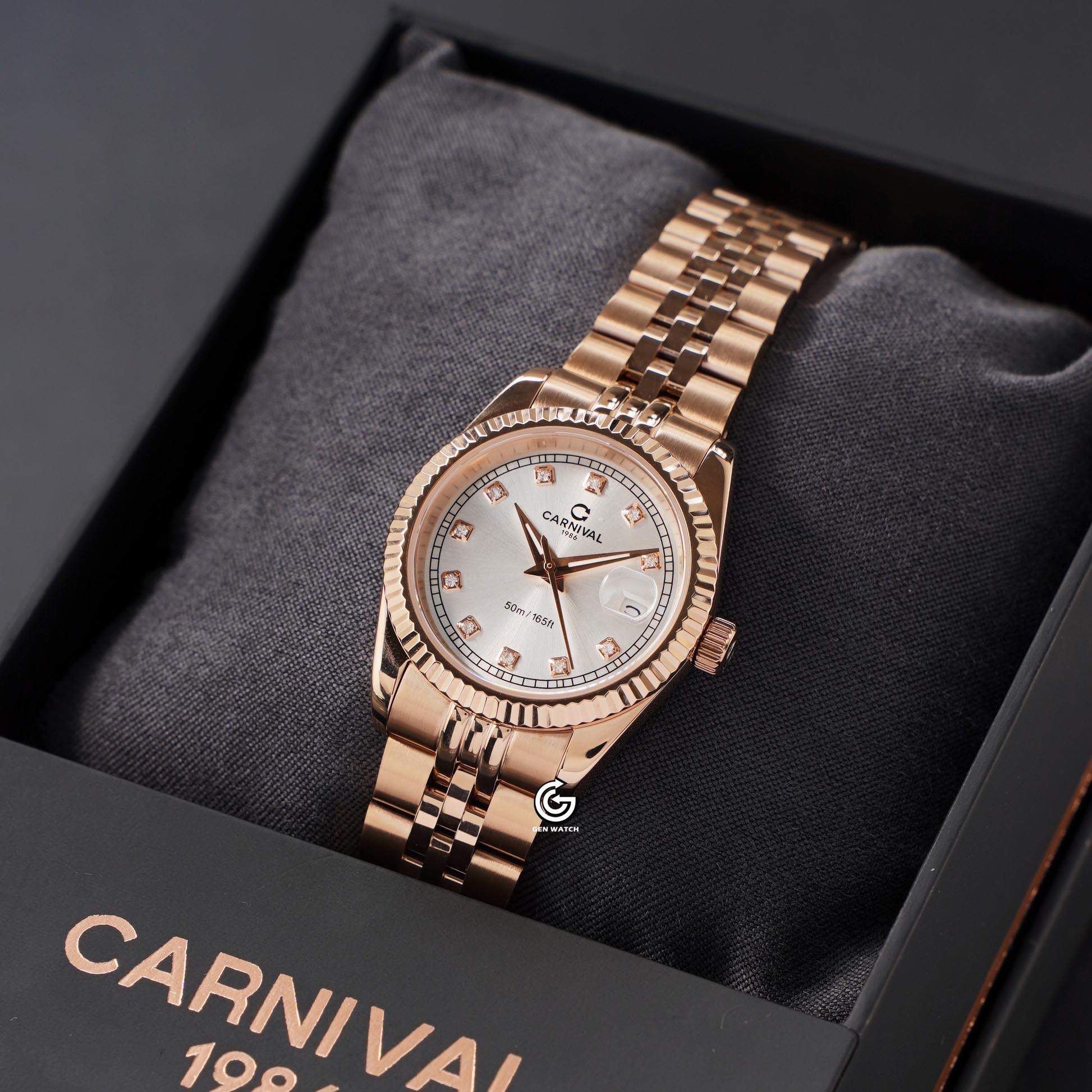 ĐỒNG HỒ NỮ CARNIVAL 8131L VH T QUARTZ 30MM