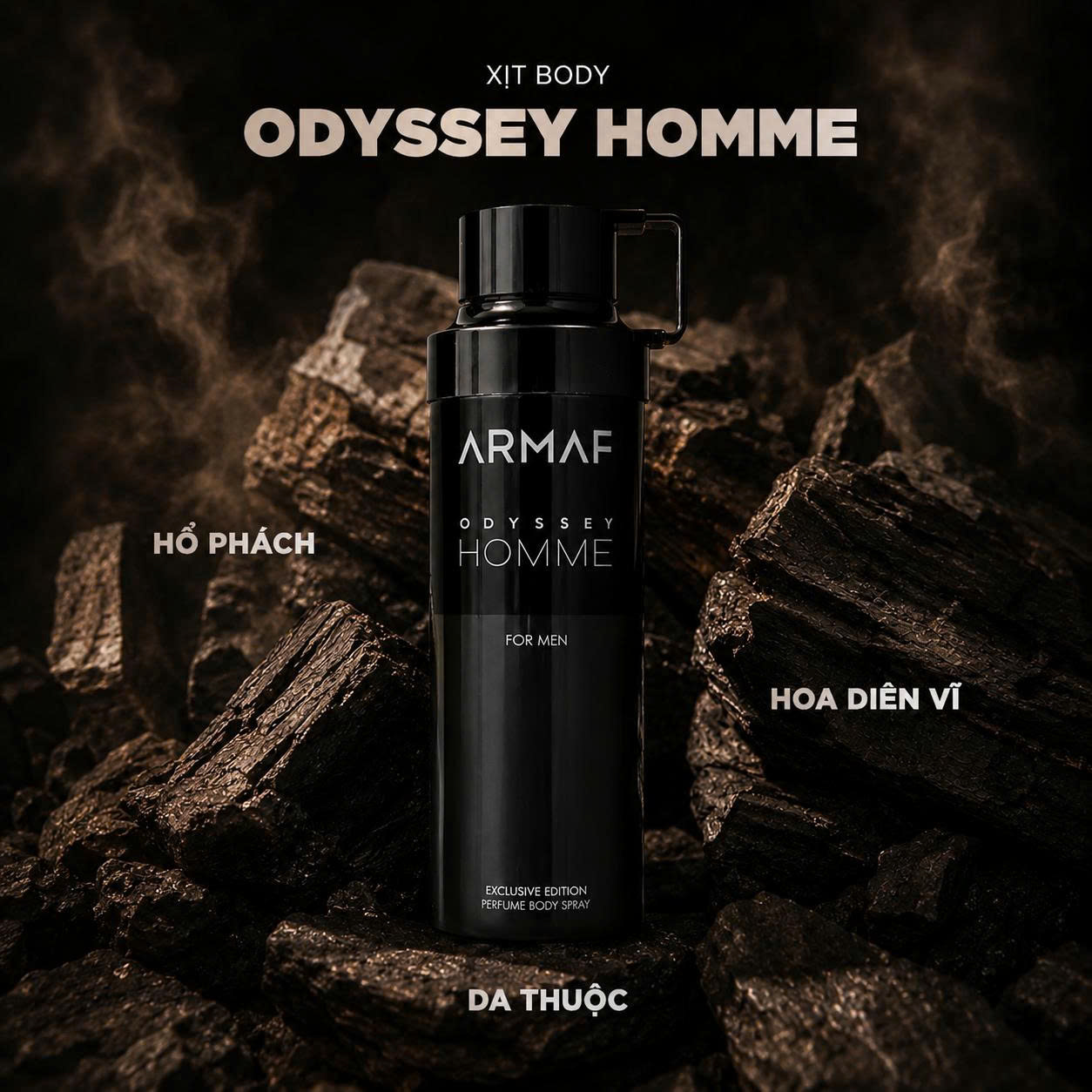 XỊT BODY ARMAF ODYSSEY HOMME 200ML