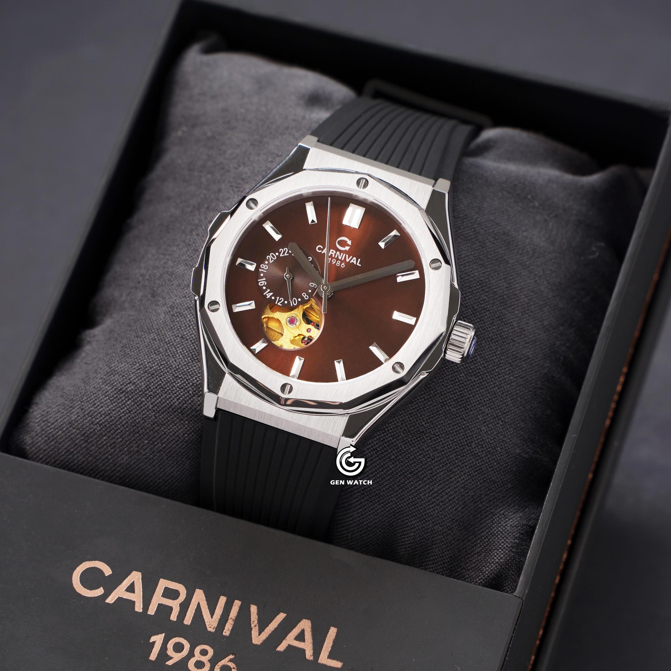 ĐỒNG HỒ NAM CARNIVAL 8189G VT DCS N AUTOMATIC 42MM