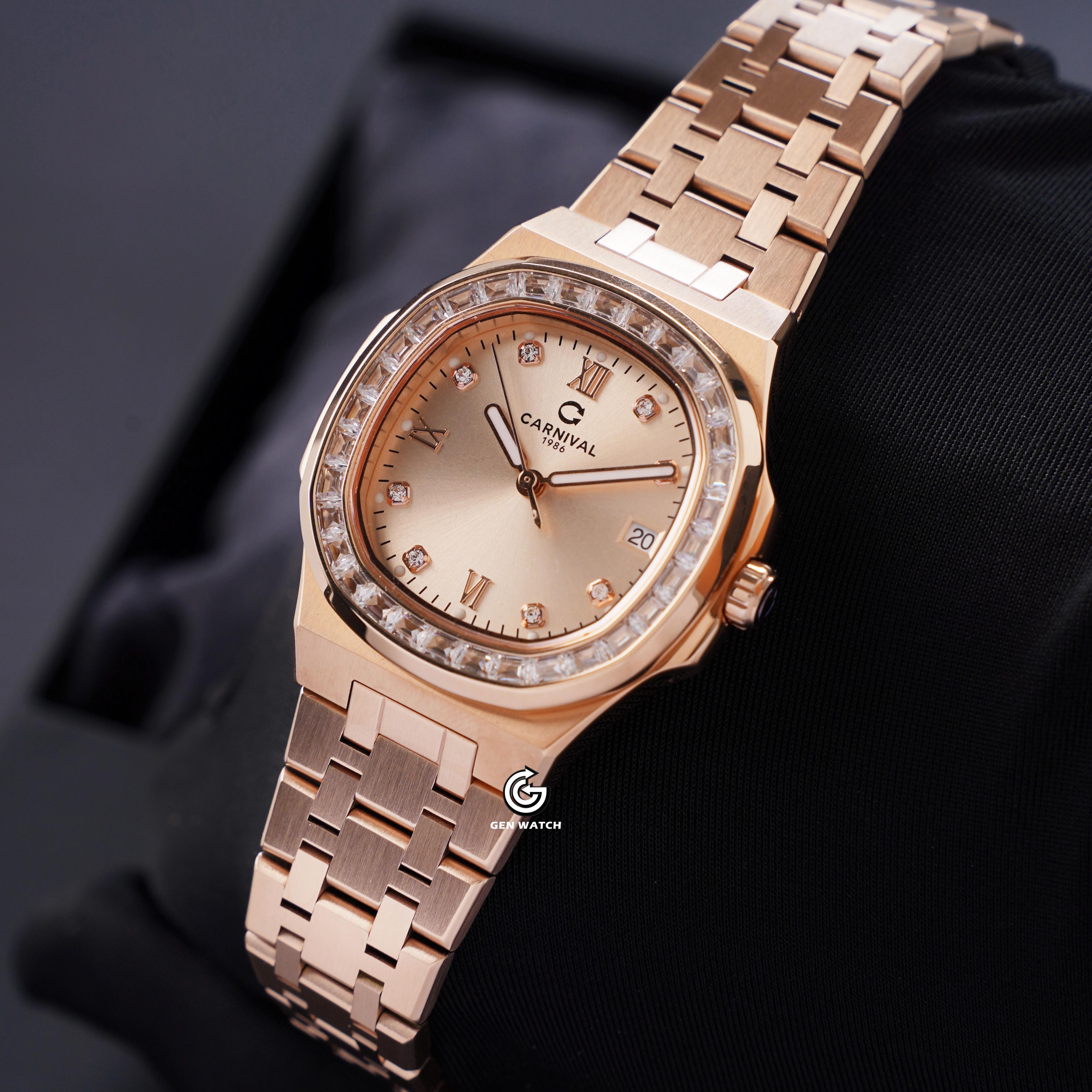 ĐỒNG HỒ NỮ CARNIVAL 8160L2 VH NN QUARTZ 34MM