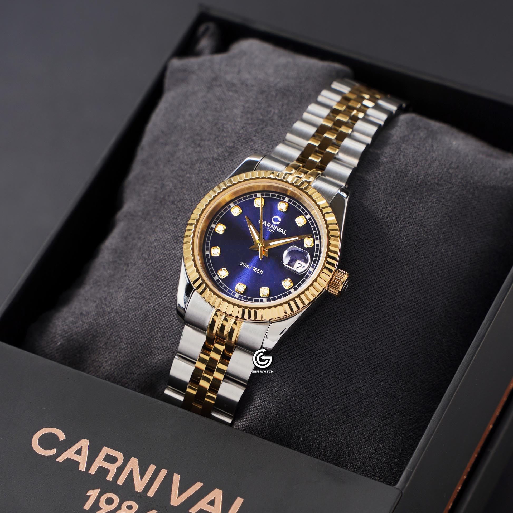 ĐỒNG HỒ NỮ CARNIVAL 8131L CV X QUARTZ 30MM