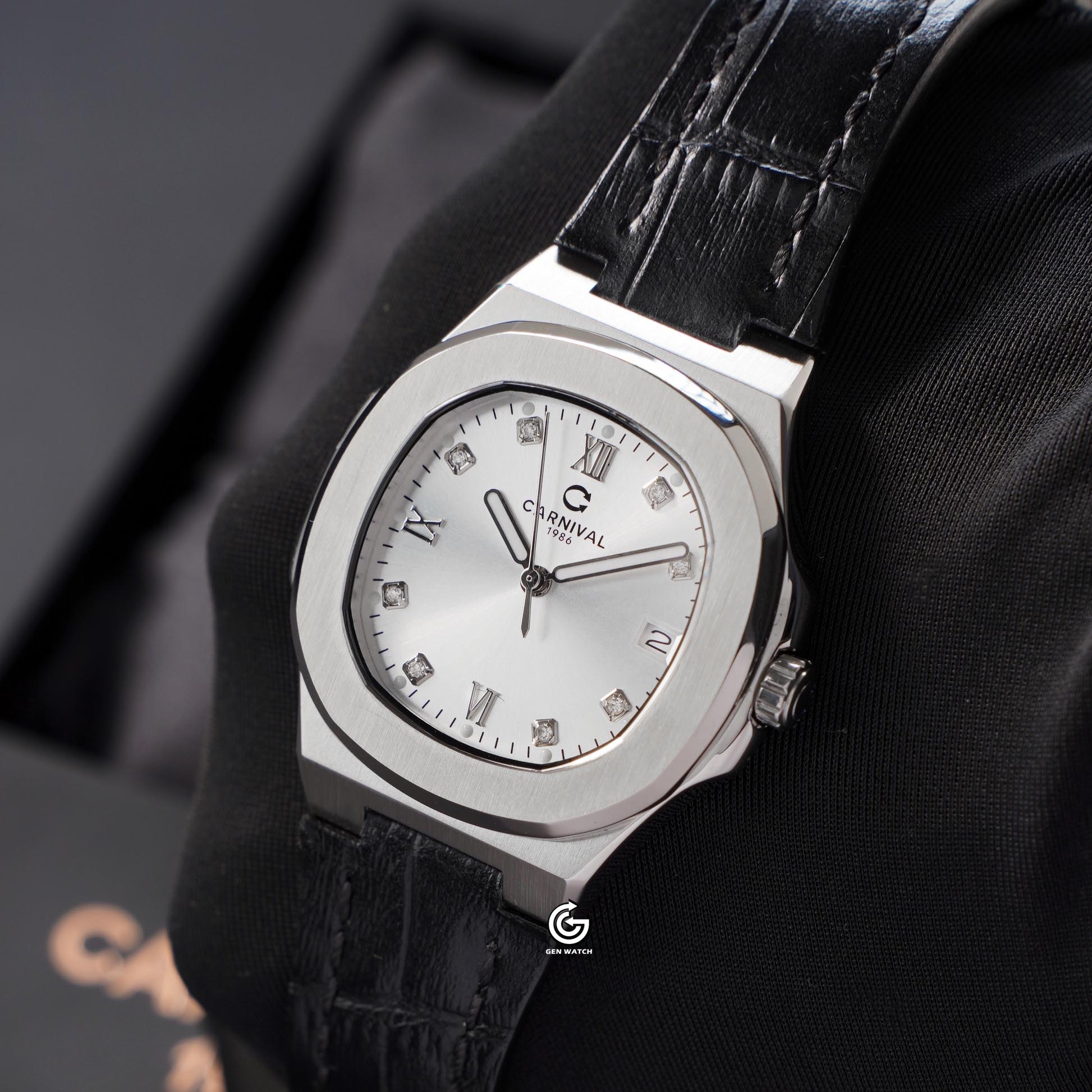 ĐỒNG HỒ NỮ CARNIVAL 8160L VT DD T QUARTZ 34MM