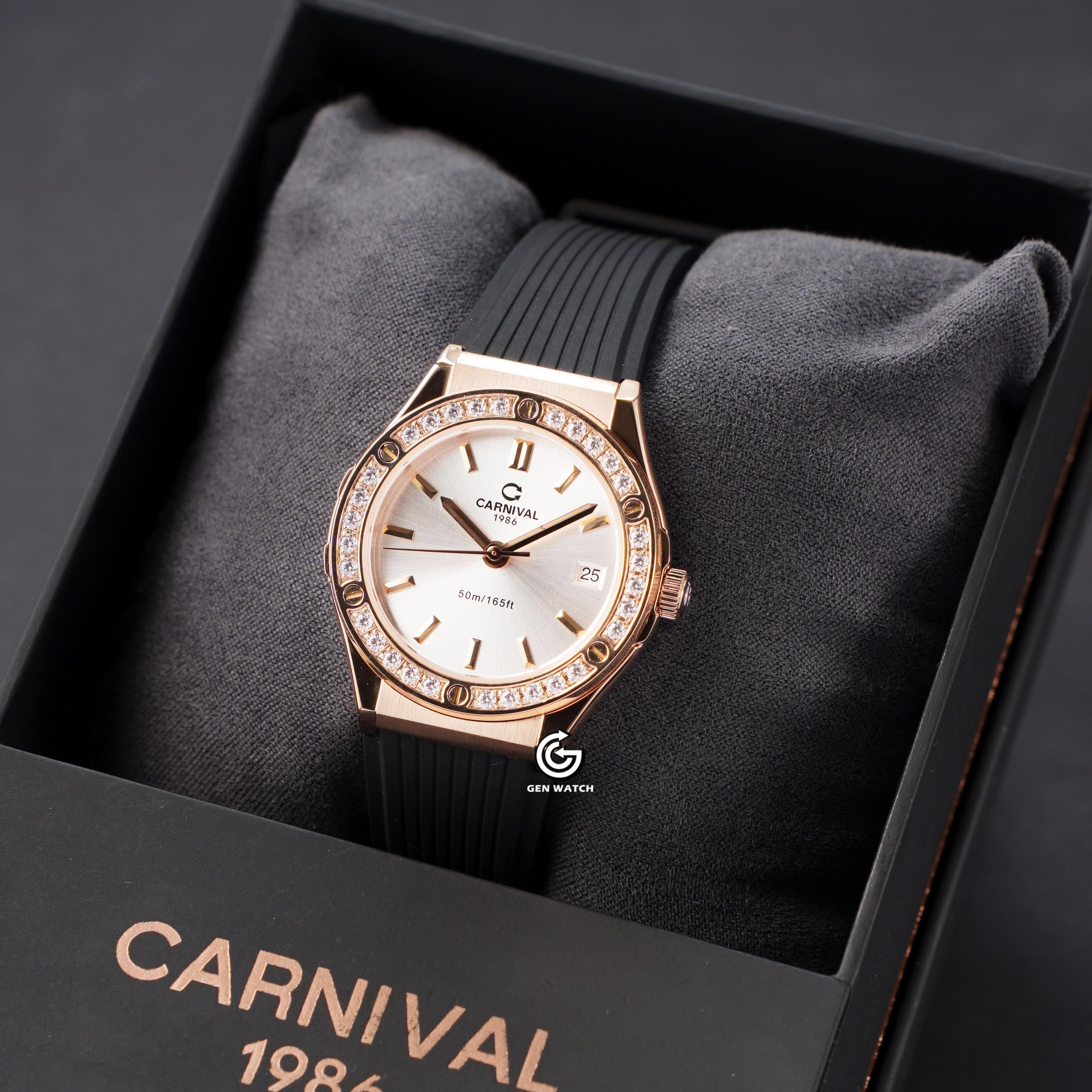 ĐỒNG HỒ NỮ CARNIVAL 8168L2 VH DCS T QUARTZ 32MM