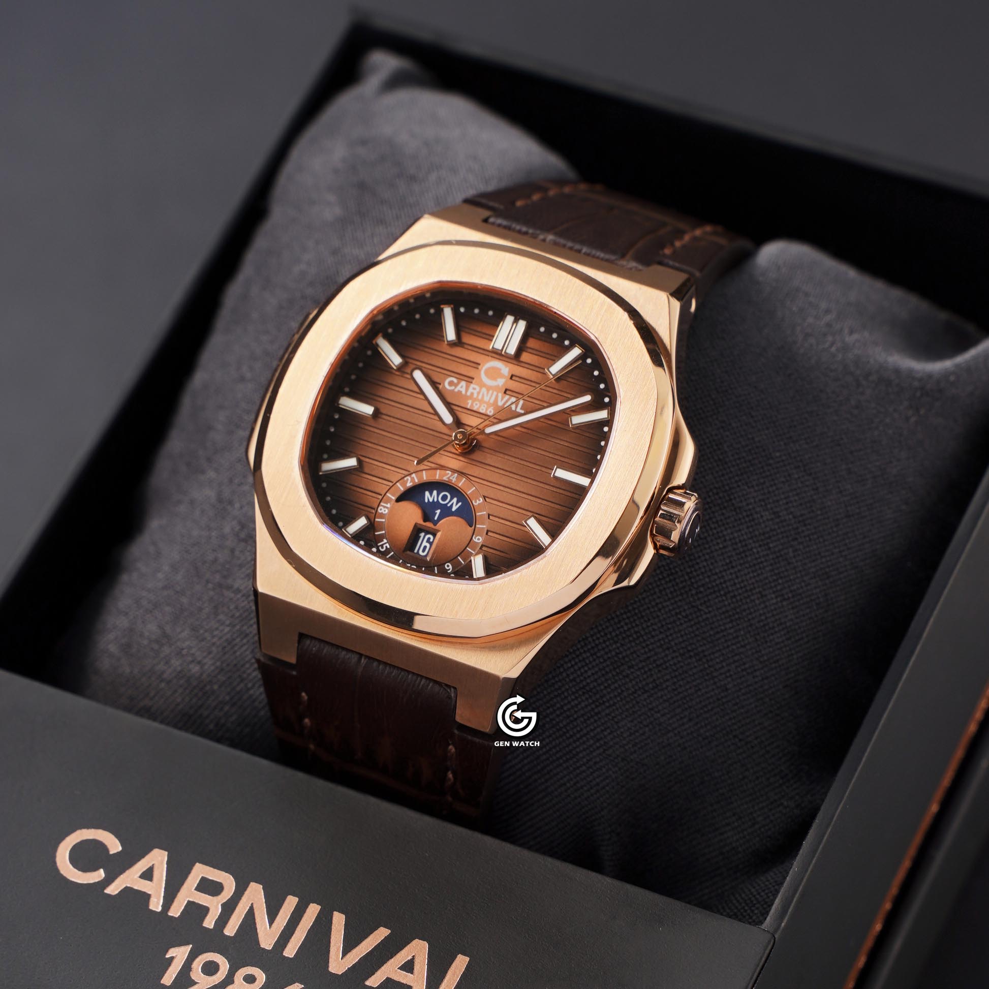 ĐỒNG HỒ NAM CARNIVAL 8110G1 VH DD N AUTOMATIC 41MM