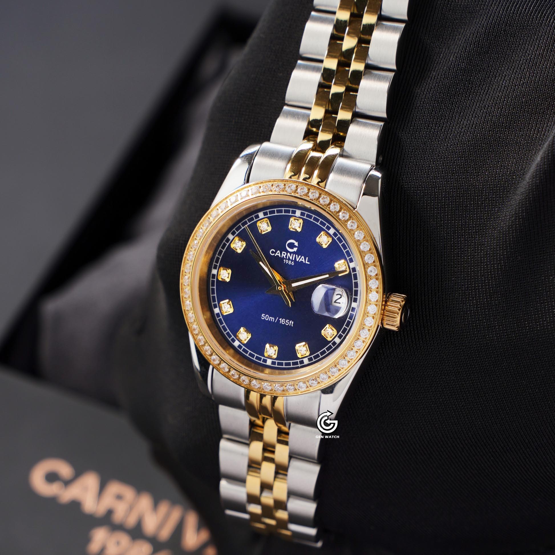 ĐỒNG HỒ NỮ CARNIVAL 8131L2 CV X QUARTZ  30MM