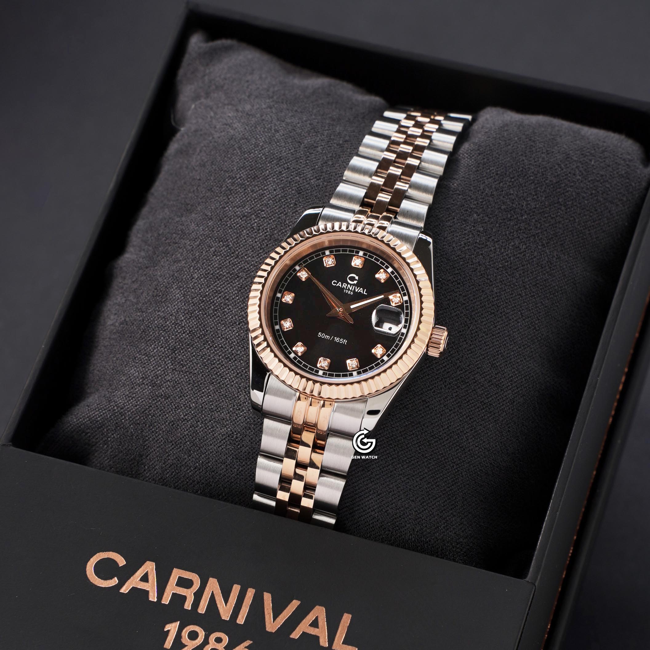 ĐỒNG HỒ NỮ CARNIVAL 8131L CH D QUARTZ 30MM