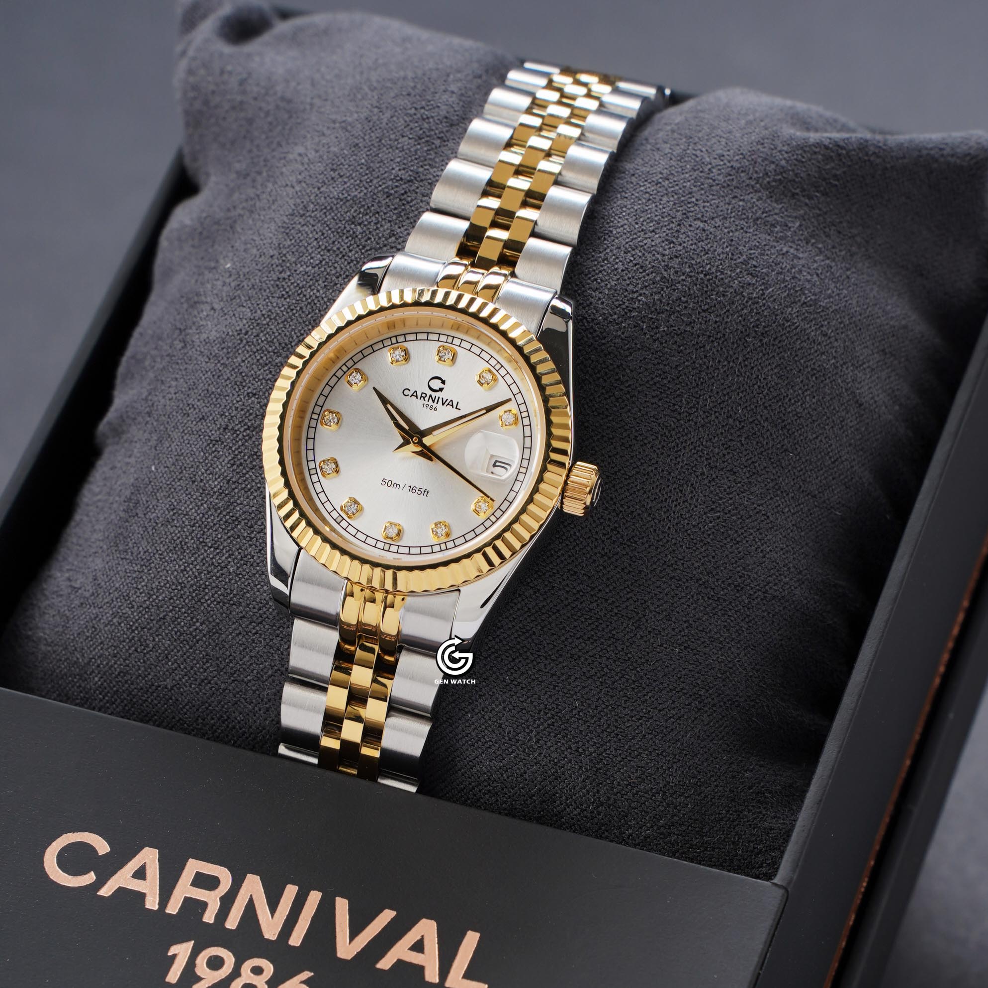 ĐỒNG HỒ NỮ CARNIVAL 8131L CV T QUARTZ 30MM