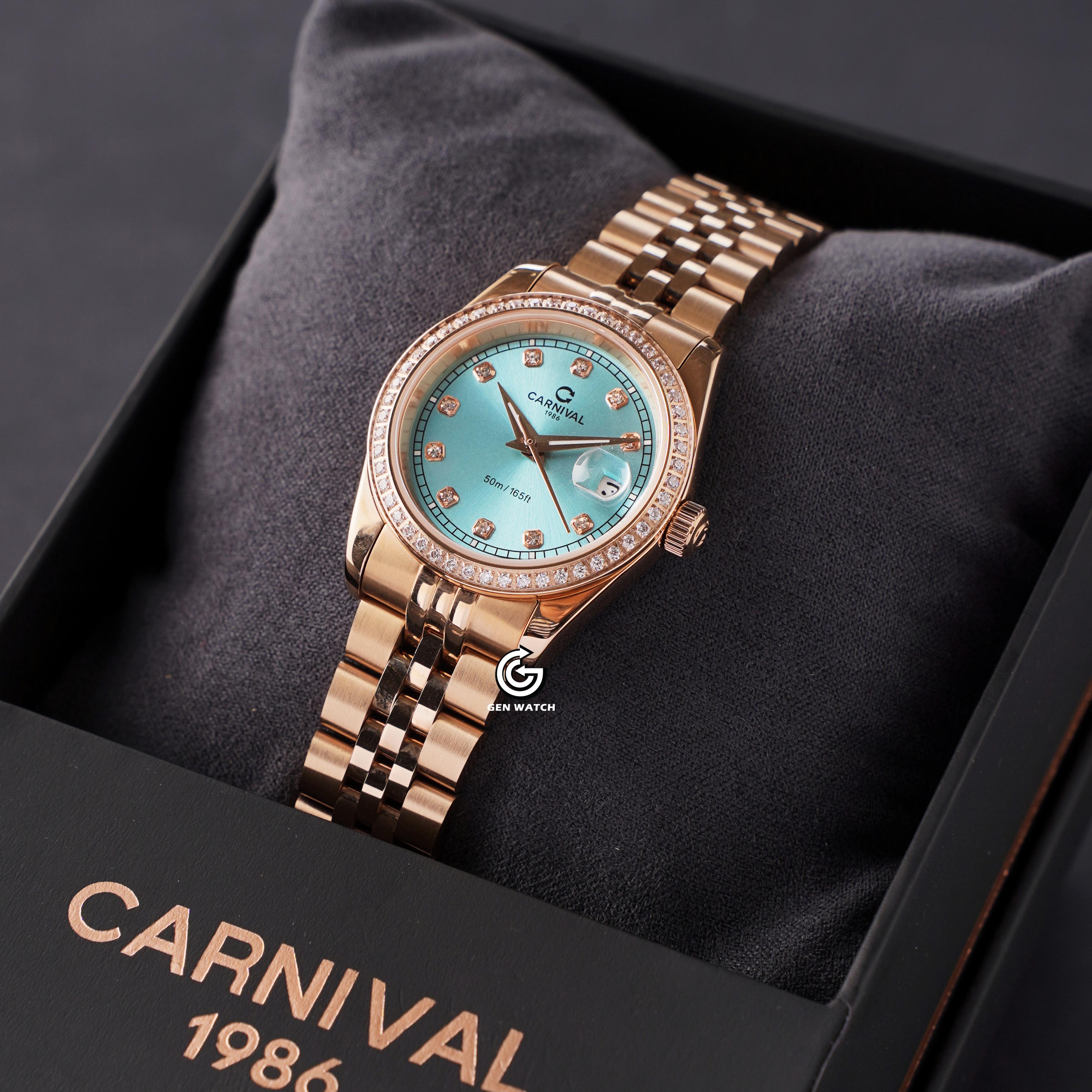 ĐỒNG HỒ NỮ CARNIVAL 8131L2 VH XT QUARTZ 30MM