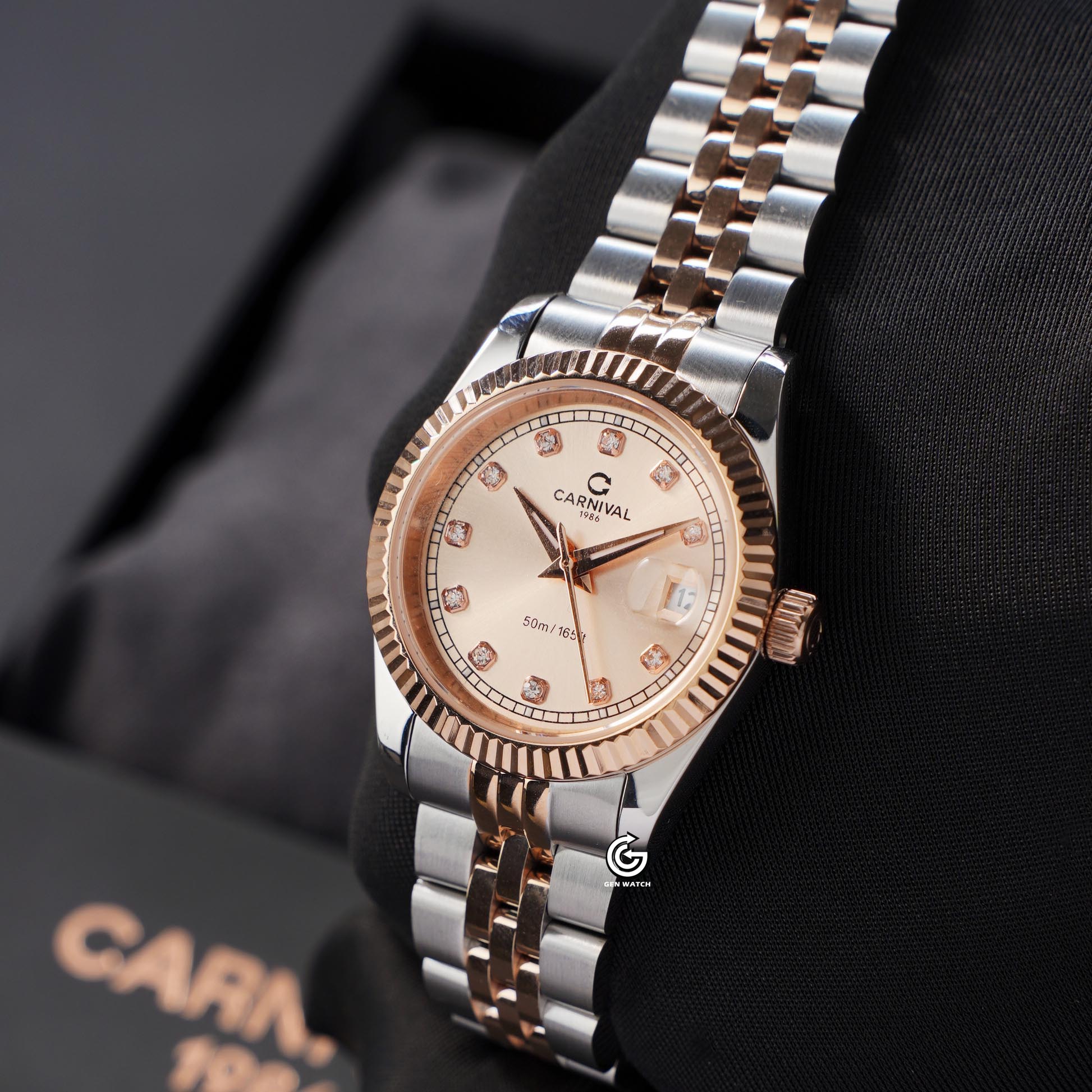 ĐỒNG HỒ NỮ CARNIVAL 8131L CH NN QUARTZ 30MM