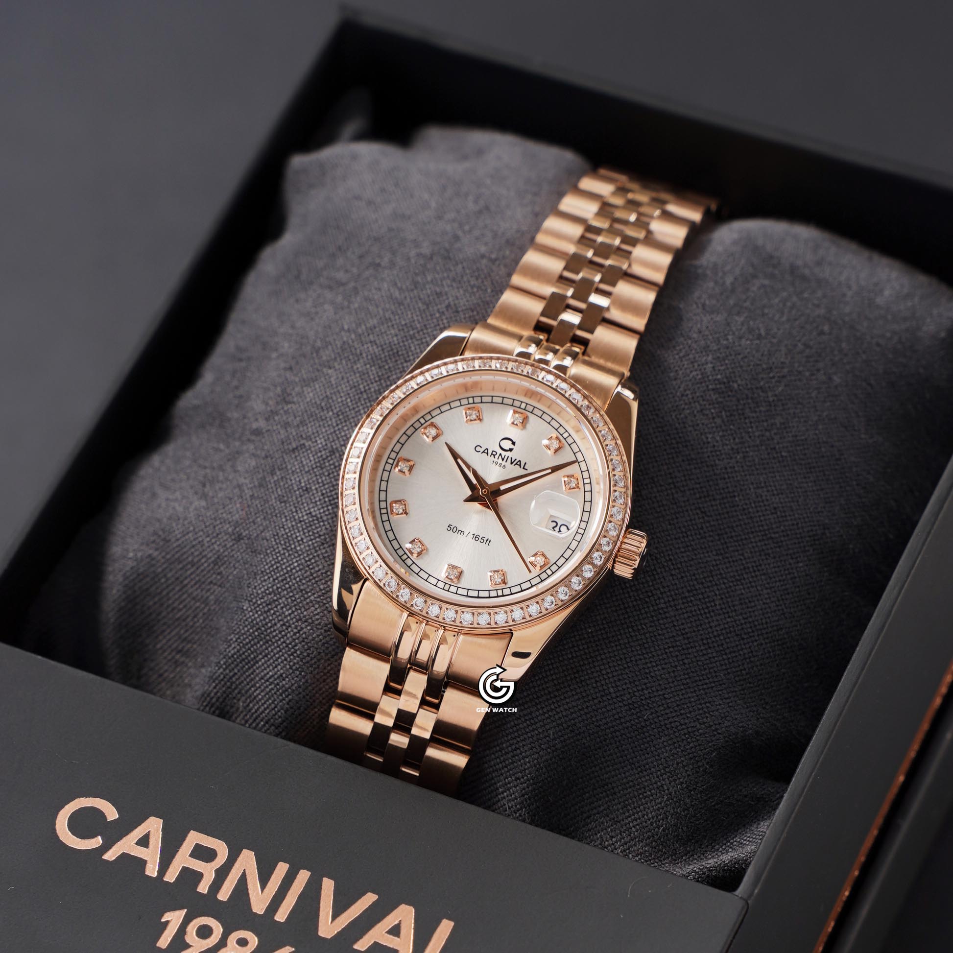 ĐỒNG HỒ NỮ CARNIVAL 8131L2 VH T QUARTZ 30MM
