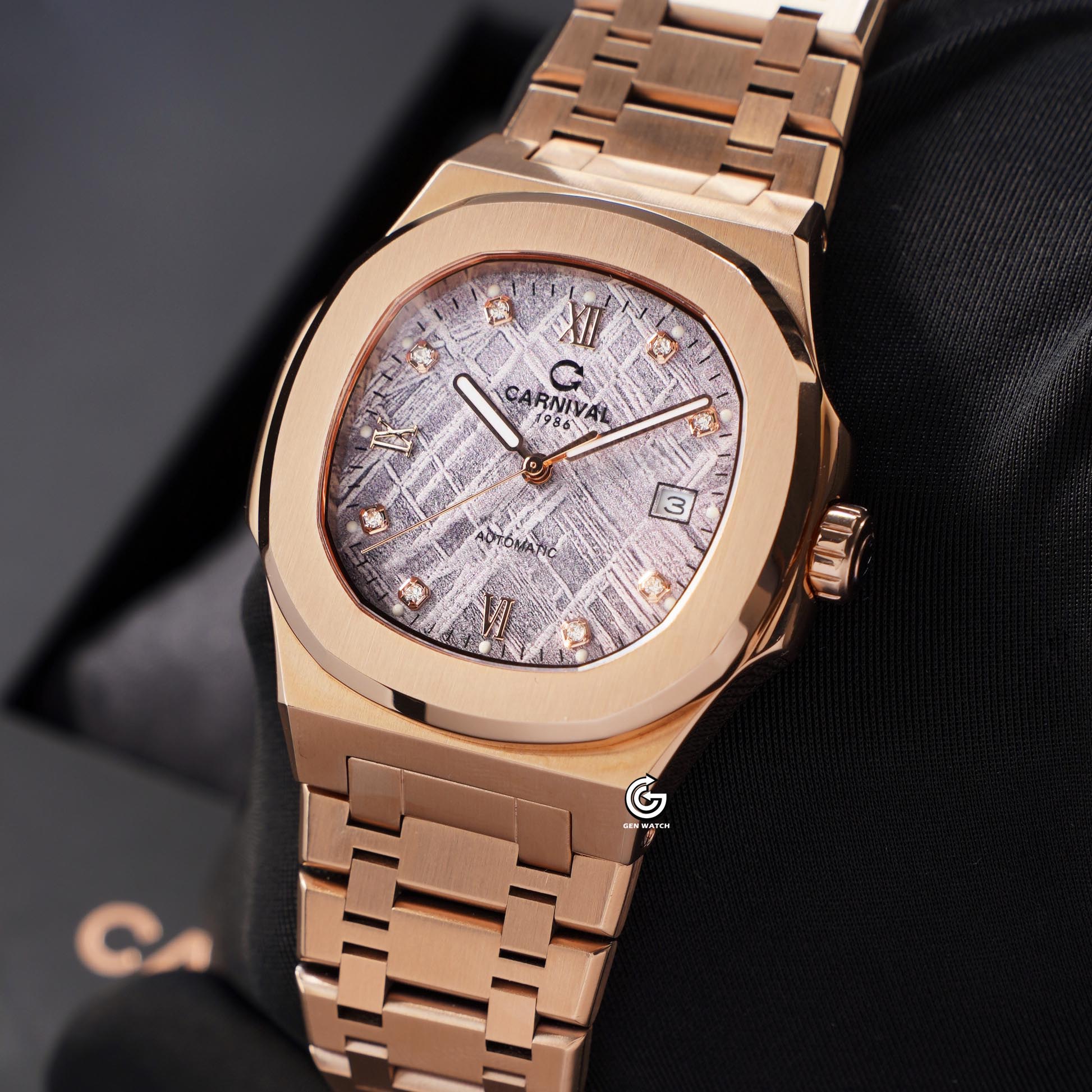 ĐỒNG HỒ NAM CARNIVAL 8160G VH TT AUTOMATIC 41MM