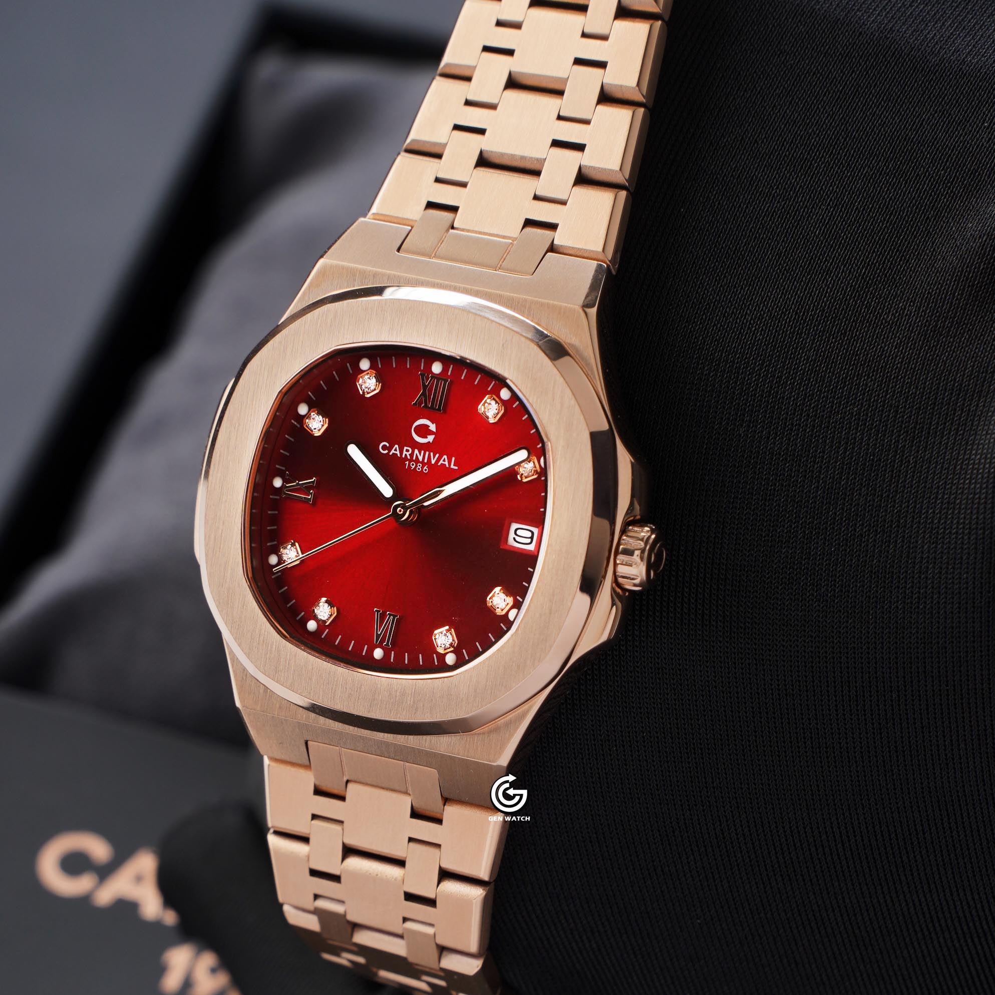ĐỒNG HỒ NỮ CARNIVAL 8160L VH DO QUARTZ 34MM