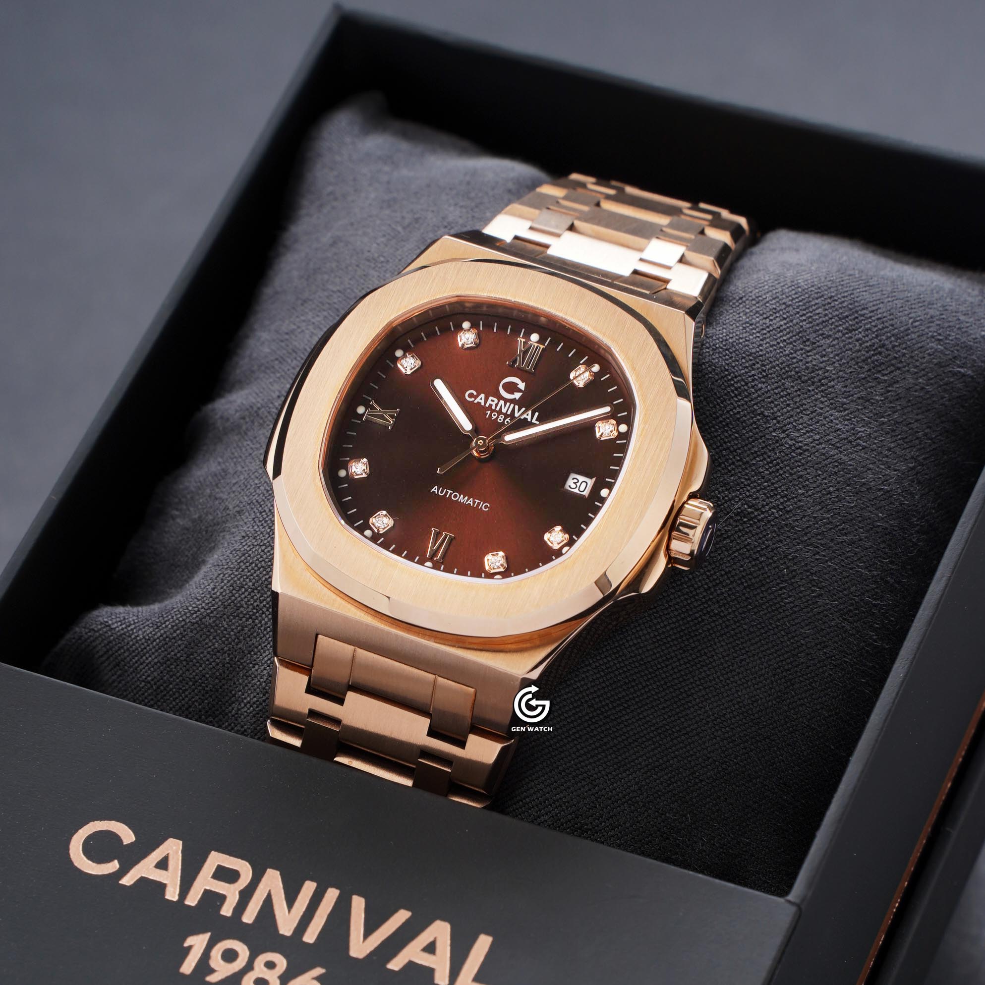 ĐỒNG HỒ NAM CARNIVAL 8160G VH N AUTOMATIC 41MM