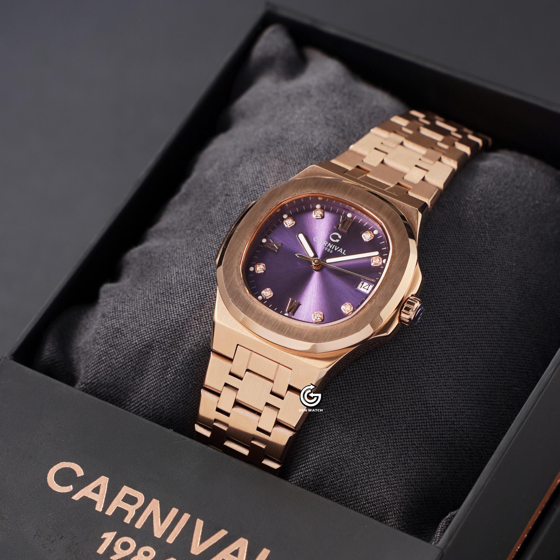 ĐỒNG HỒ NỮ CARNIVAL 8160L VH TIM QUARTZ 34MM